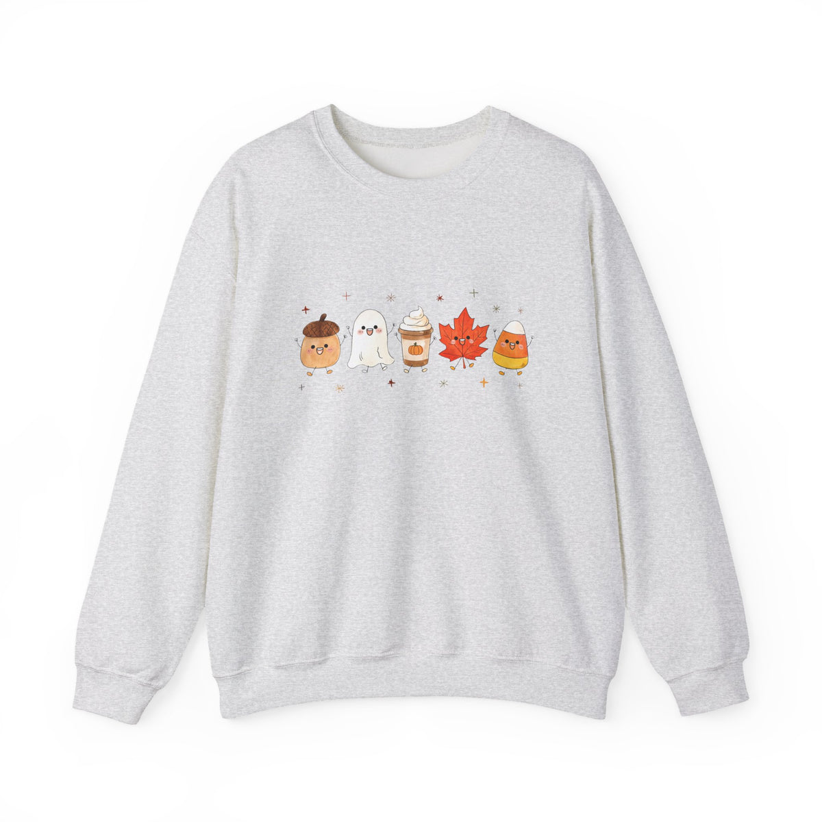 Cute Fall Harvest Sweatshirt, Ghost, Pumpkin Spice & Autumn Crewneck - 14534