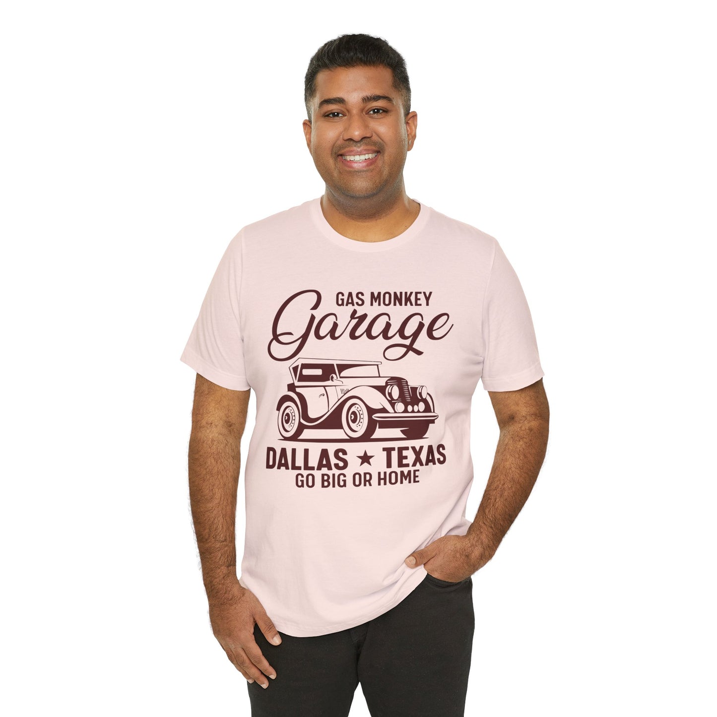 Gas Monkey Garage, Go Big or Home - Unisex Jersey Short Sleeve Tee - 13034