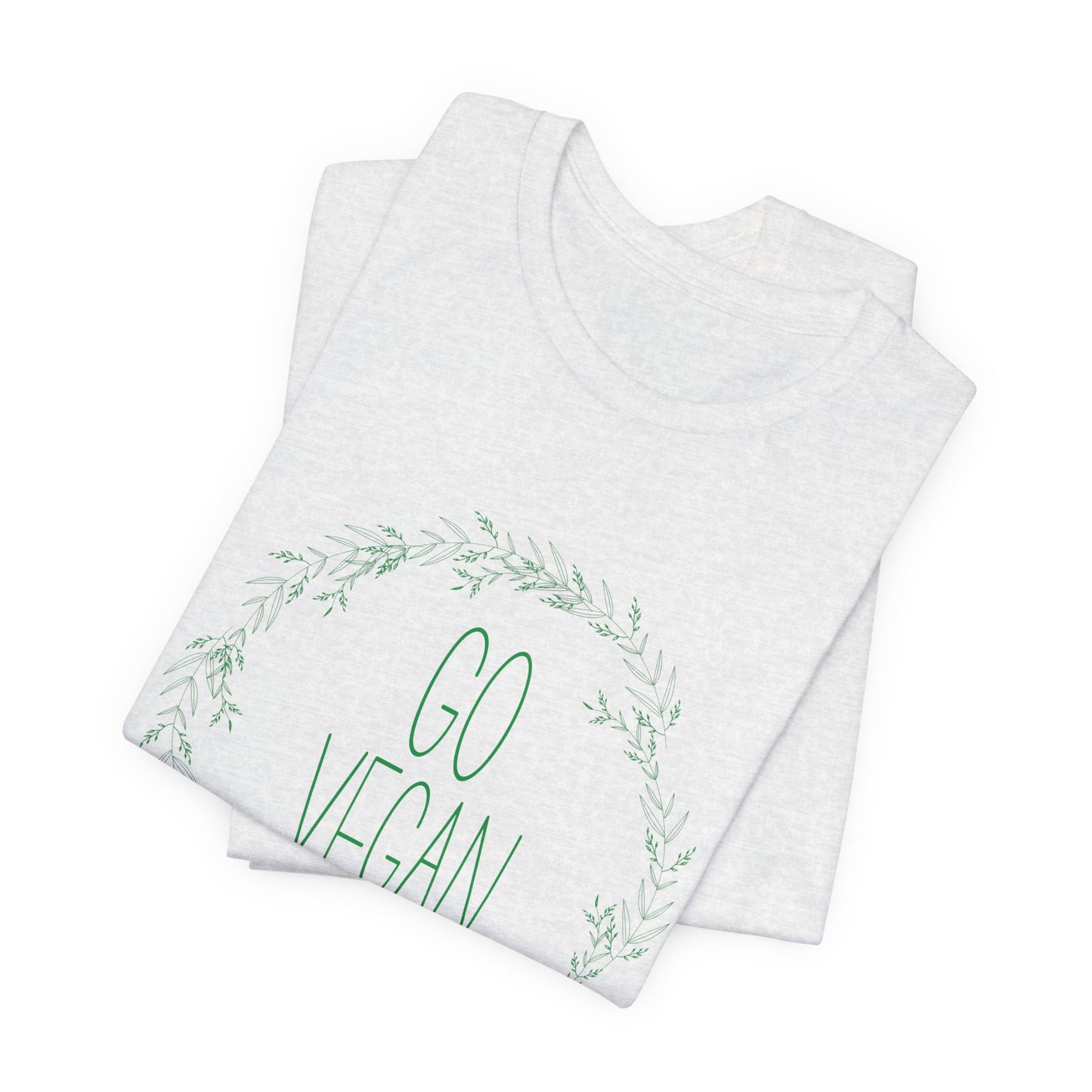 Go Vegan - Unisex Jersey Short Sleeve Tee