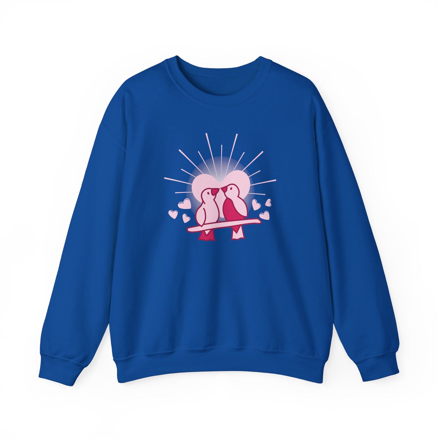 Birds In Love - Unisex Heavy Blend™ Crewneck Sweatshirt - 11555