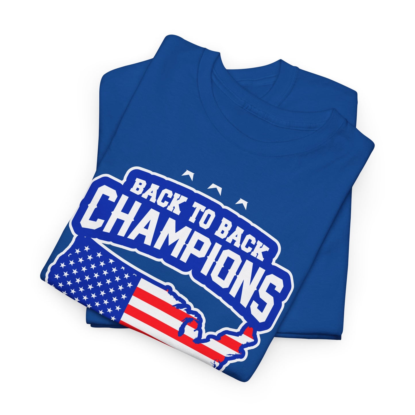 Back-to-Back Champions Unisex Tee | Perfect for Sports Fans, Casual Wear, Gifts, Fourth of July, BBQ Events - 13597