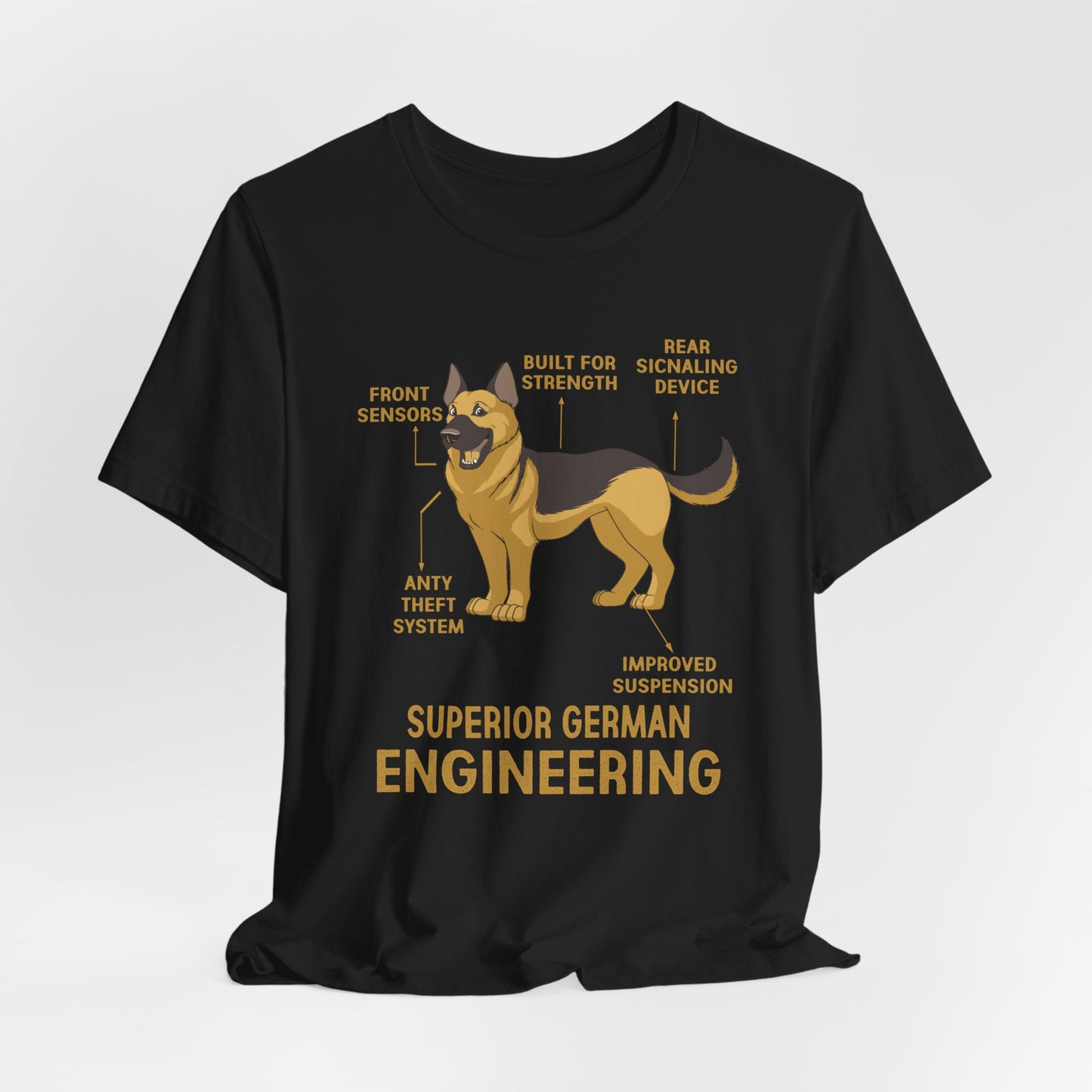 Engineer: Superior German Engineering - Unisex Jersey Short Sleeve Tee