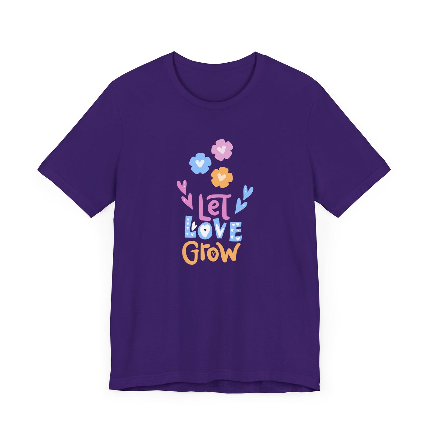 Let Love Grow - Unisex Jersey Short Sleeve Tee - 11402