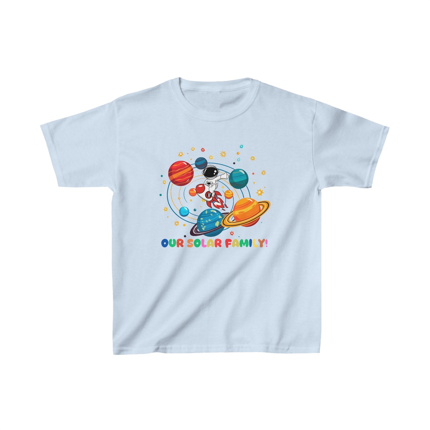 Our Solar Family! - Kids Heavy Cotton™ Tee