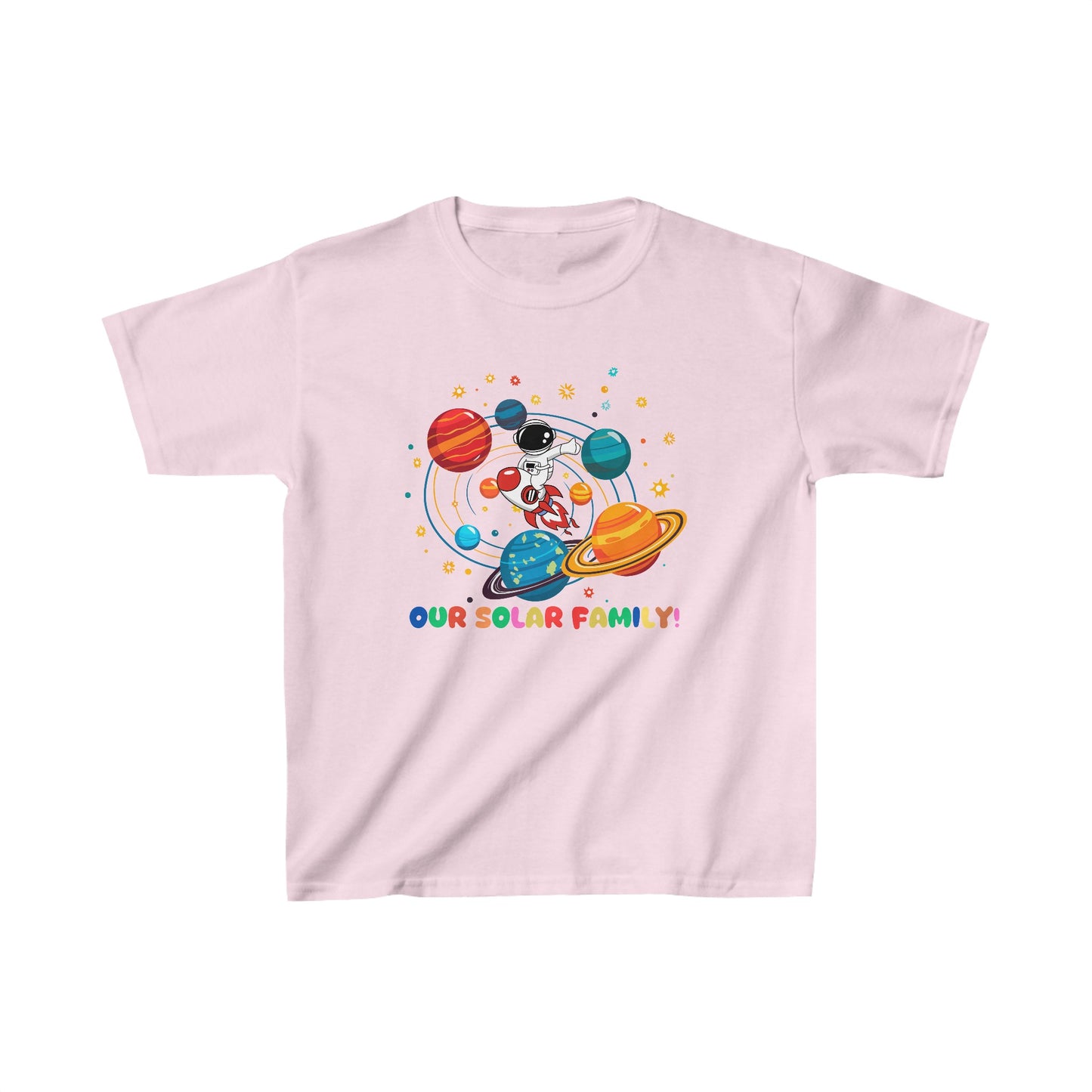 Our Solar Family! - Kids Heavy Cotton™ Tee