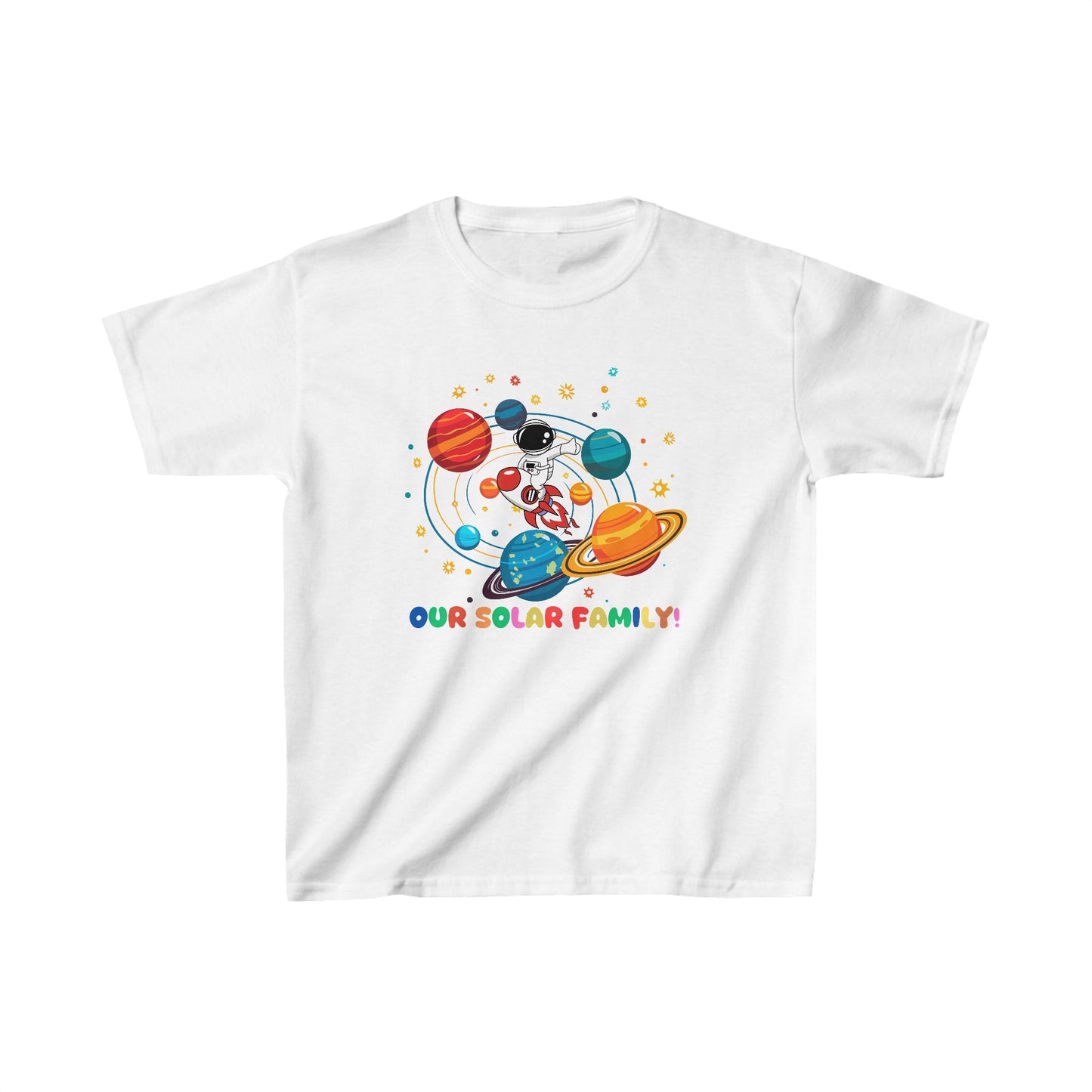 Our Solar Family! - Kids Heavy Cotton™ Tee