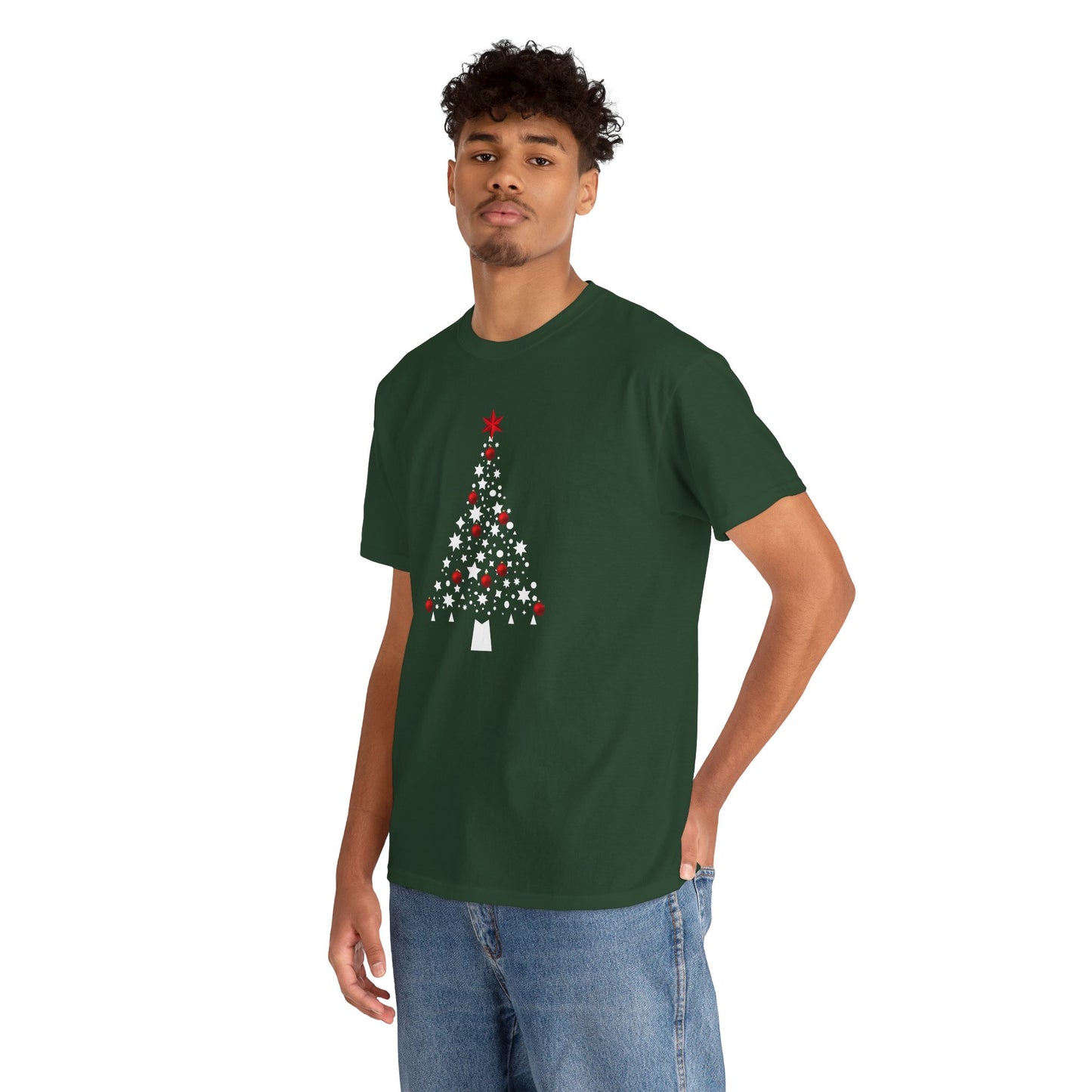 Christmas Tree - Unisex Heavy Cotton Tee