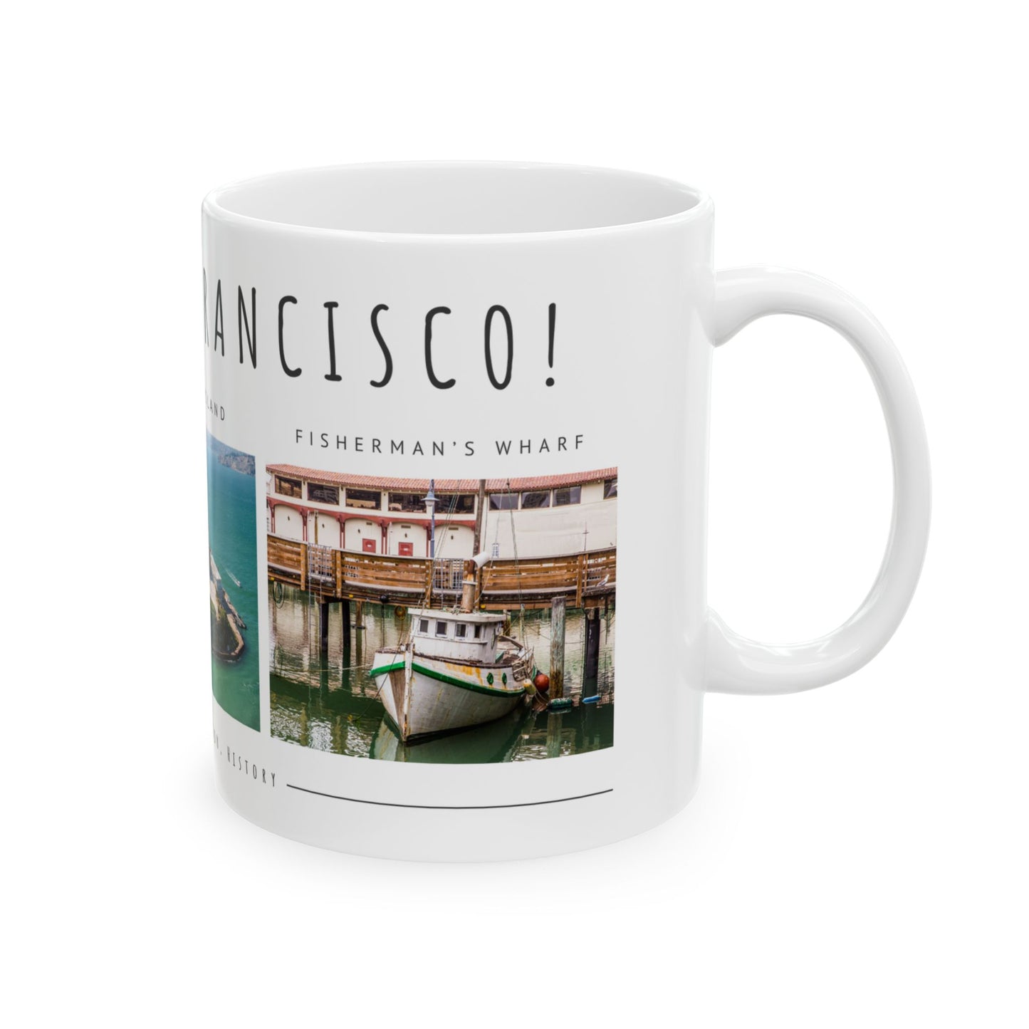 Hello San Francisco Ceramic Mug - Perfect Gift for Travelers - 12164