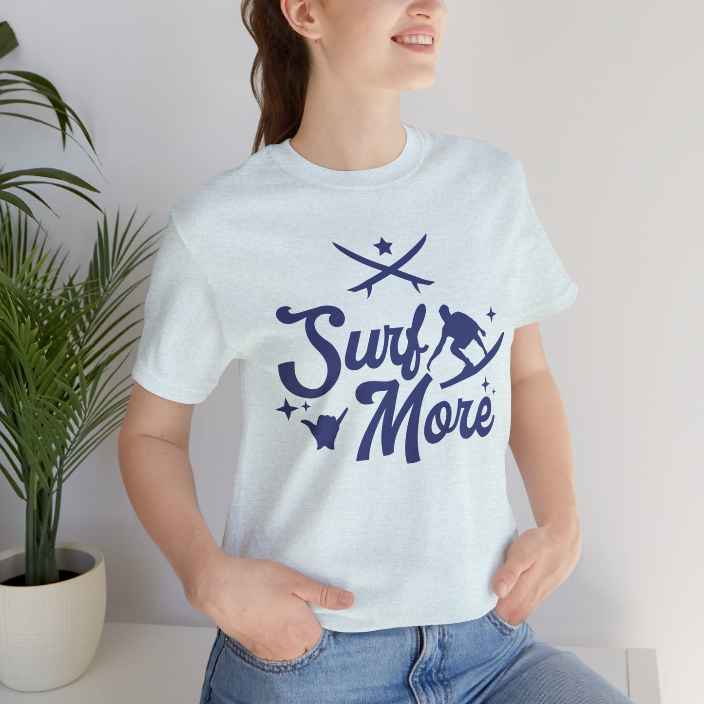 Surf More - Unisex Jersey Short Sleeve Tee - 13135