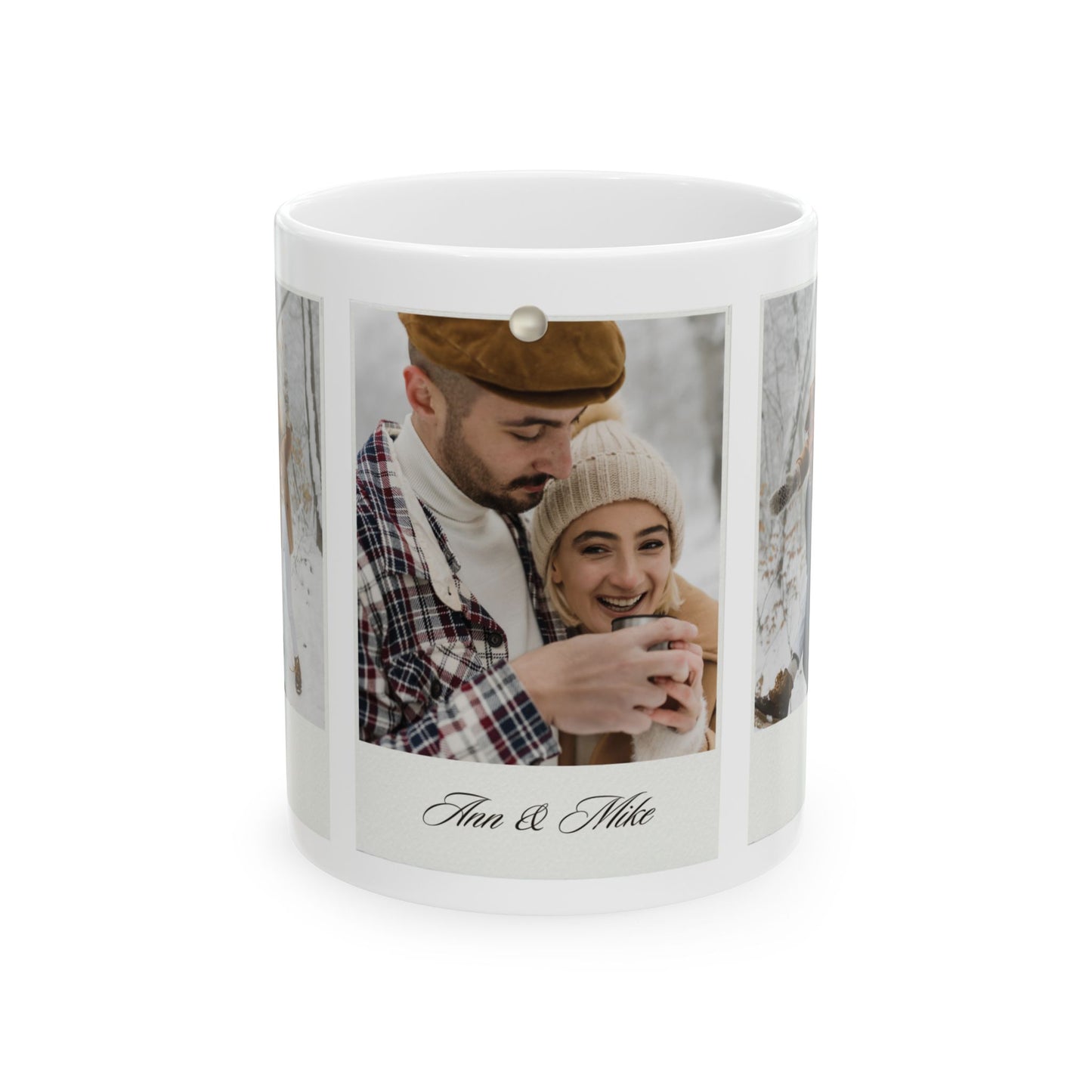 Ann & Mike, Photos, Customizable - Ceramic Mug, (11oz, 15oz) - 10861