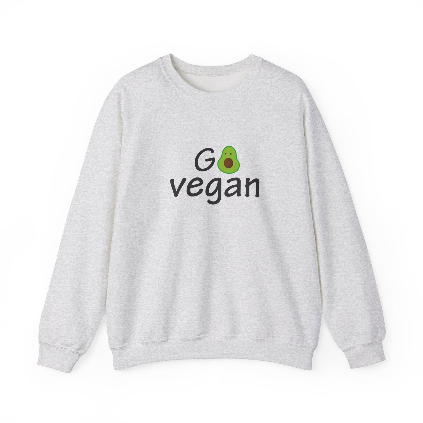 Go Vegan - Unisex Heavy Blend™ Crewneck Sweatshirt