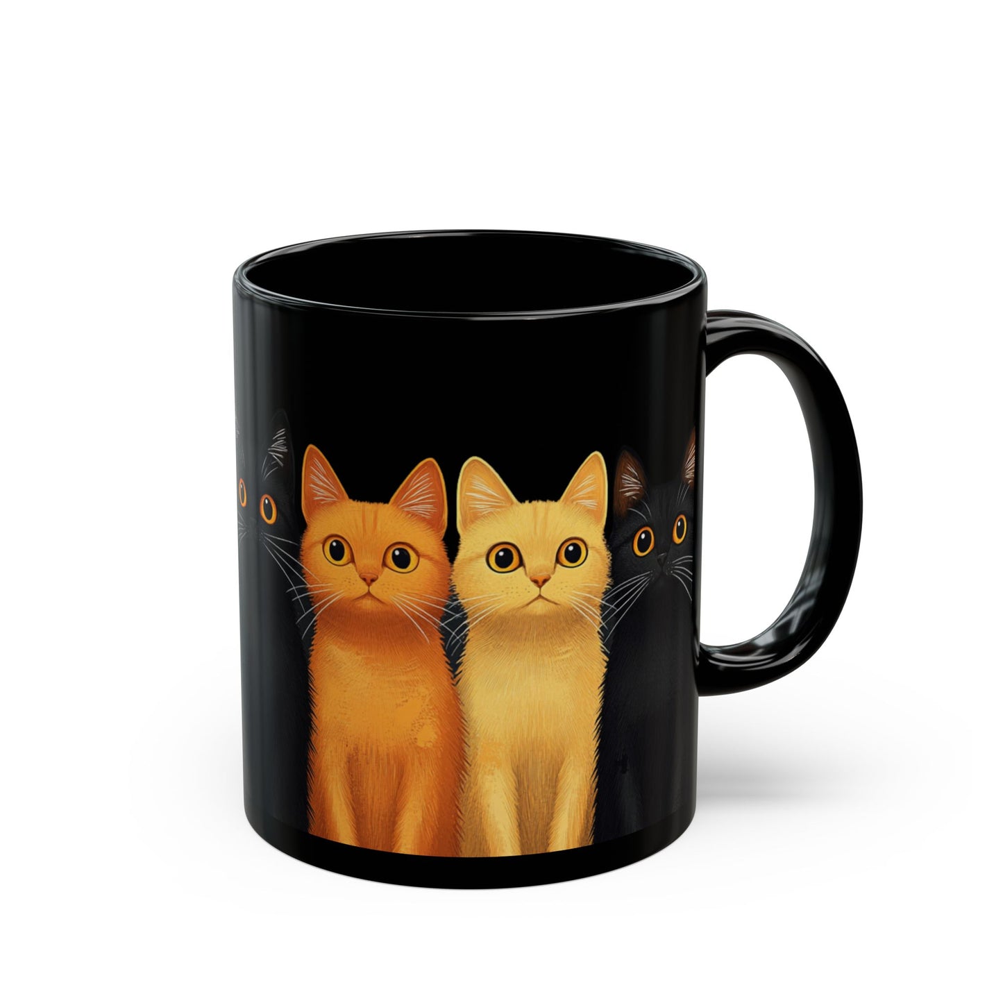 Cute Cats - Black Mug (11oz, 15oz) - 11195