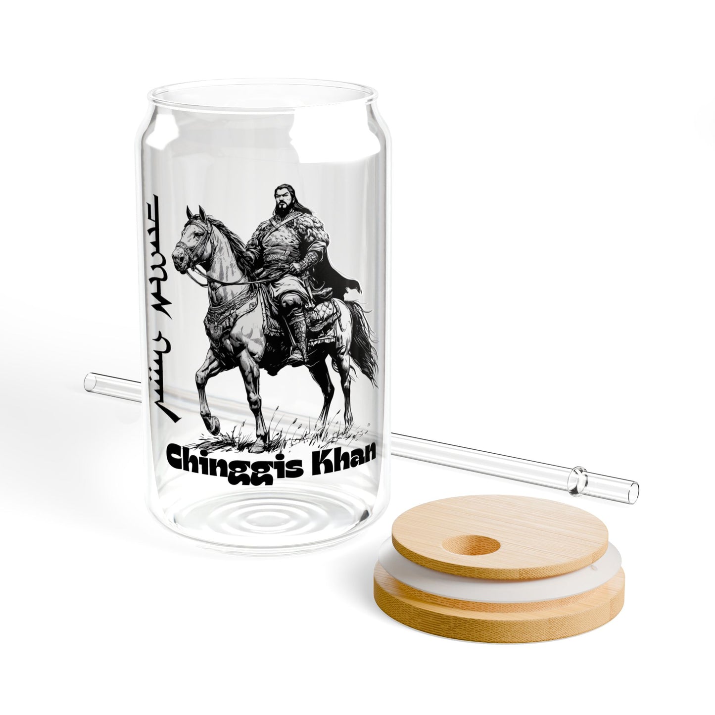 Mongolia: Chingiss Khan - Sipper Glass, 16oz