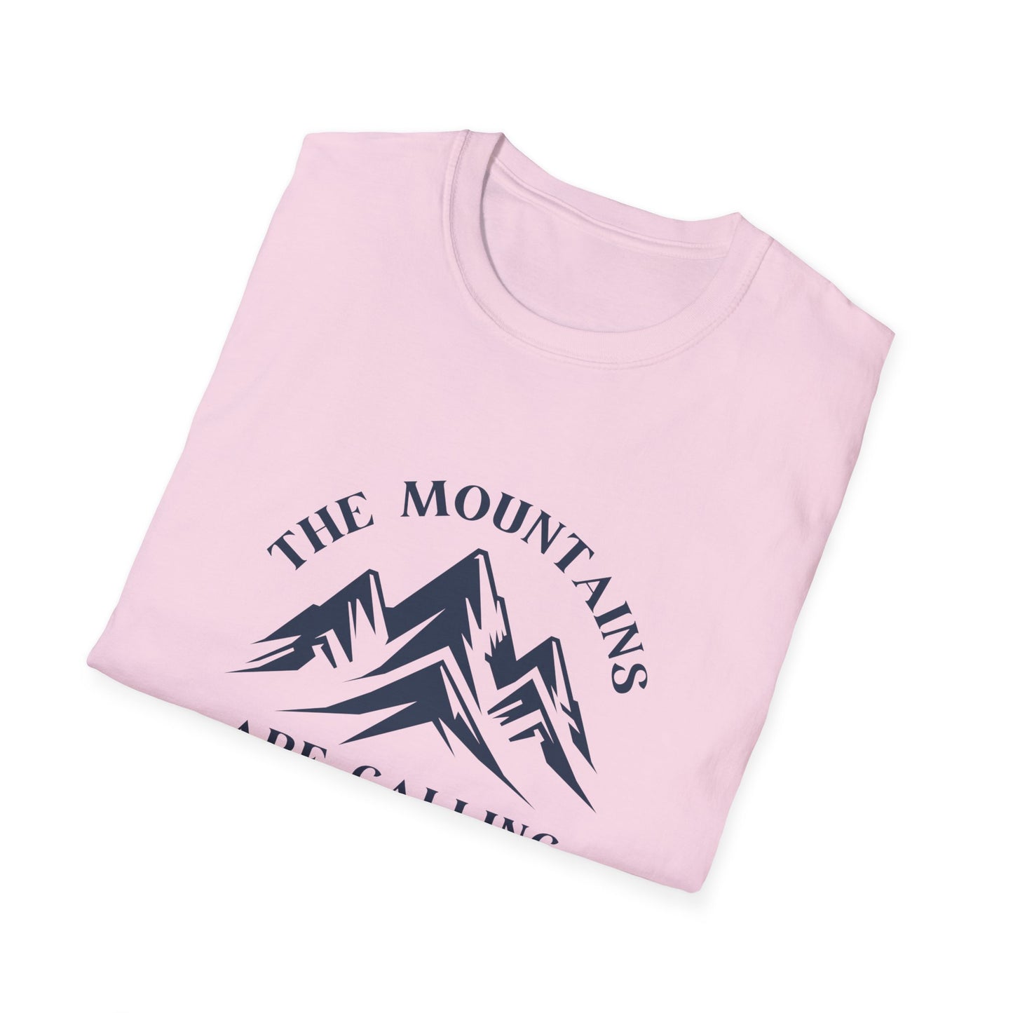 Mountains Are Calling - Unisex Softstyle T-Shirt - 10752