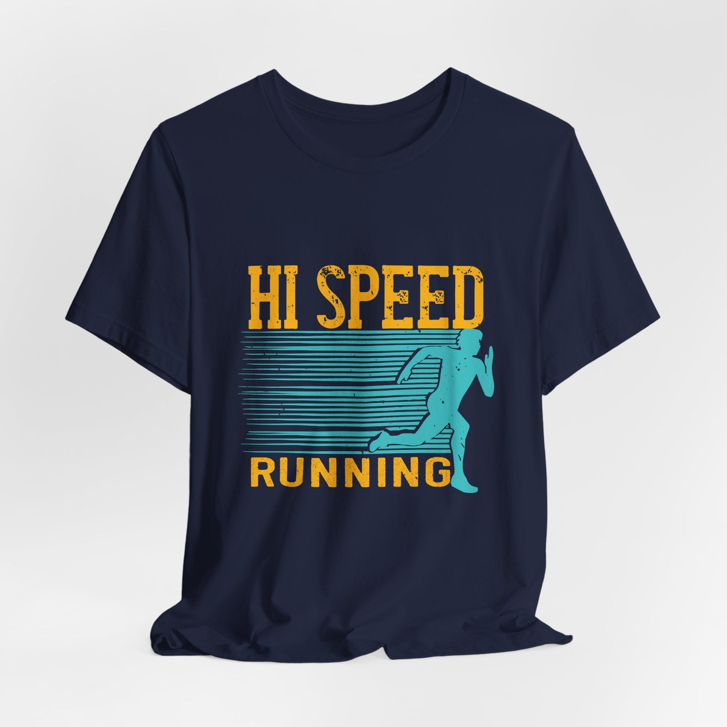 Hi, Speed Running - Unisex Jersey Short Sleeve Tee