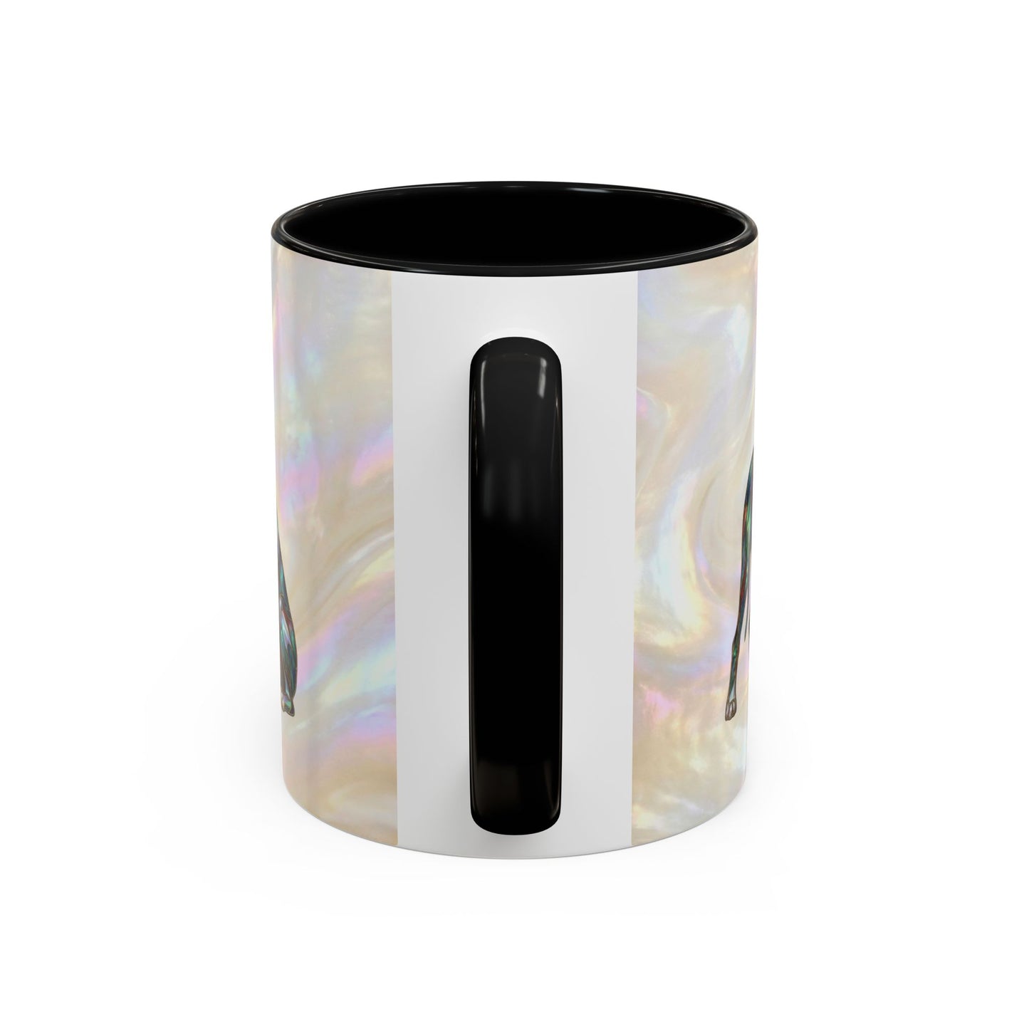 Personalized Great Dane Dog Mug — Stained Glass Design (11/15 oz) - 14550