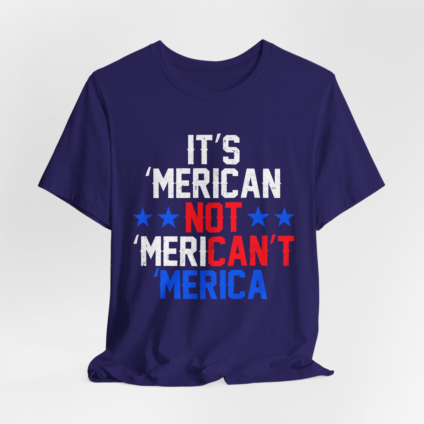 Patriotic Humor Tee, American Pride Shirt, Fun Casual Wear, Gift for Independence Day, Stylish Comfy T-Shirt - 13493