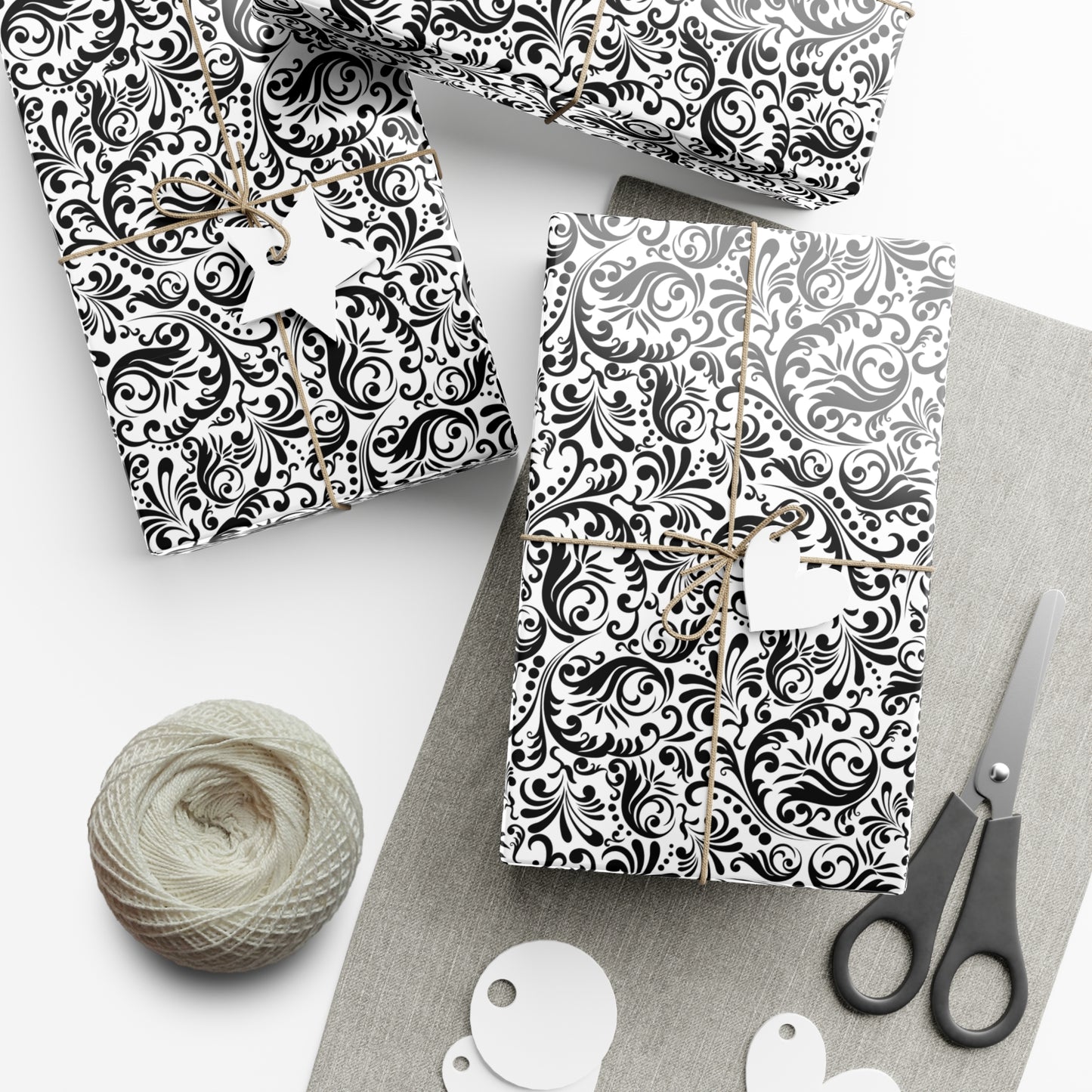 Black Pattern - Gift Wrap Papers - 10296