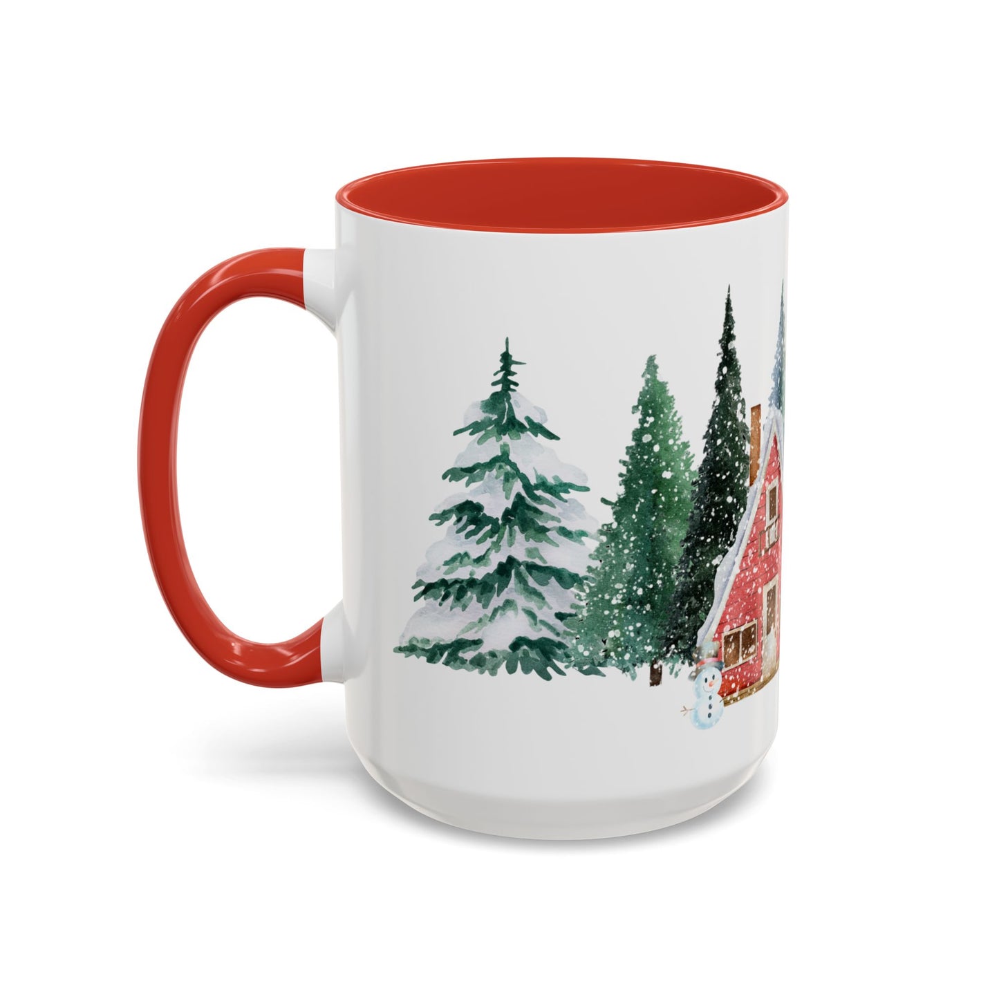 Winter House - Accent Coffee Mug (11, 15oz) - 10072