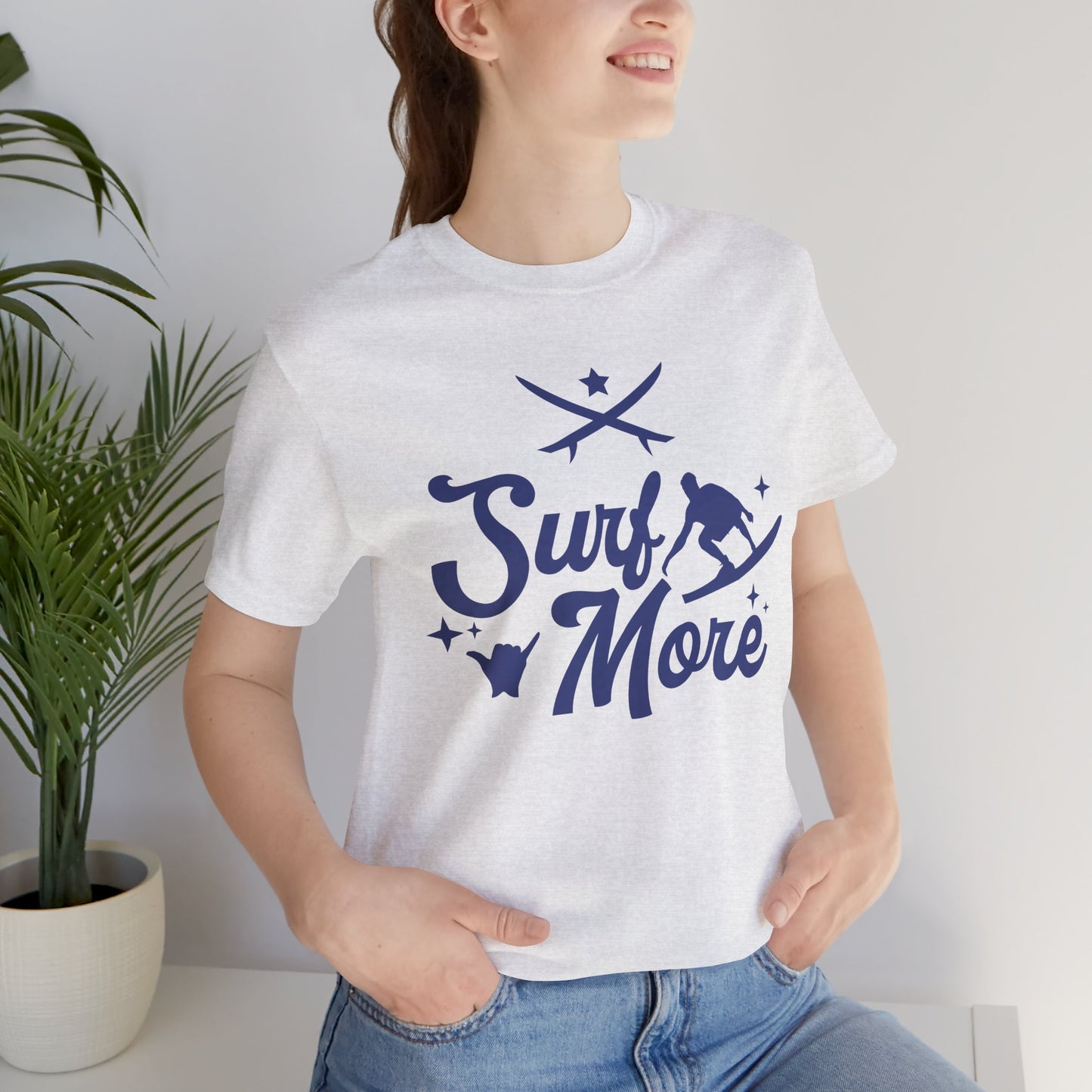 Surf More - Unisex Jersey Short Sleeve Tee - 13135