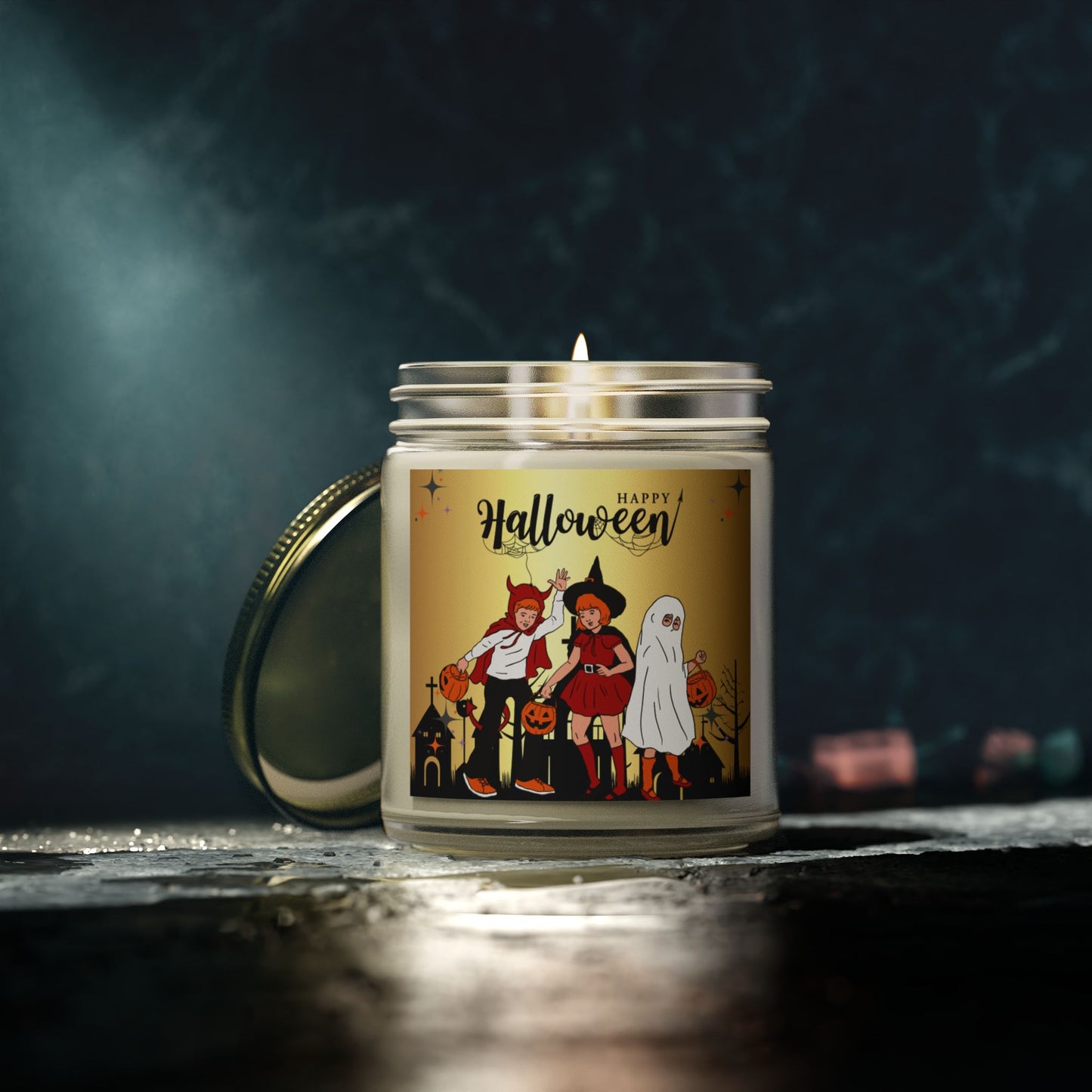 Kids, Happy Halloween - Coconut Apricot Wax (4oz, 9oz)