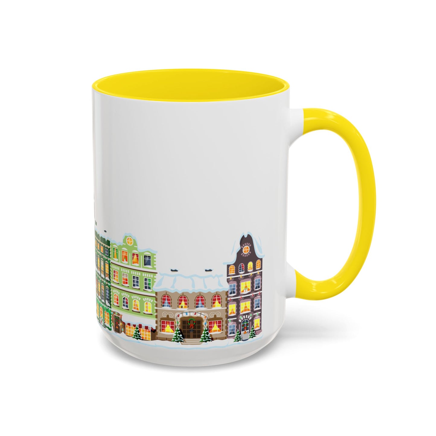 Christmas Houses - Accent Coffee Mug (11, 15oz) - 10438