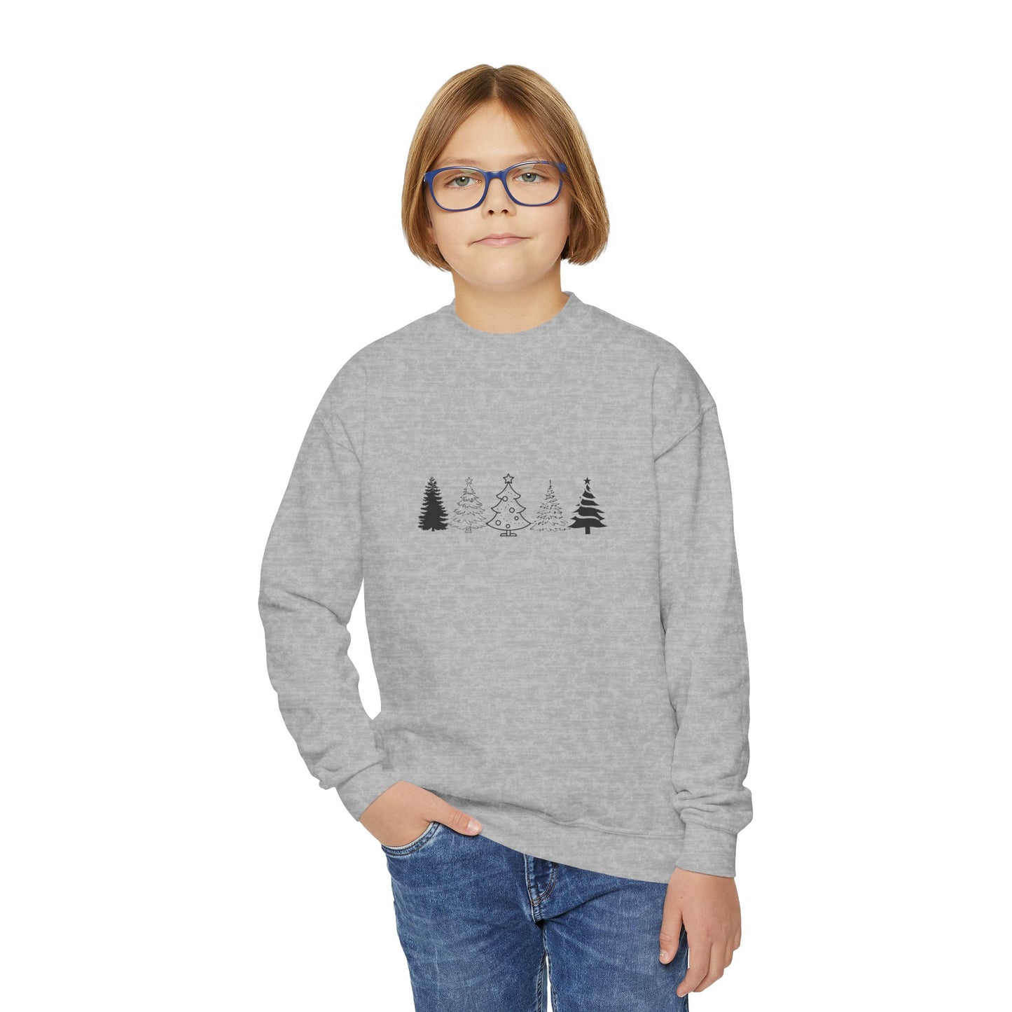 Christmas Trees - Youth Crewneck Sweatshirt