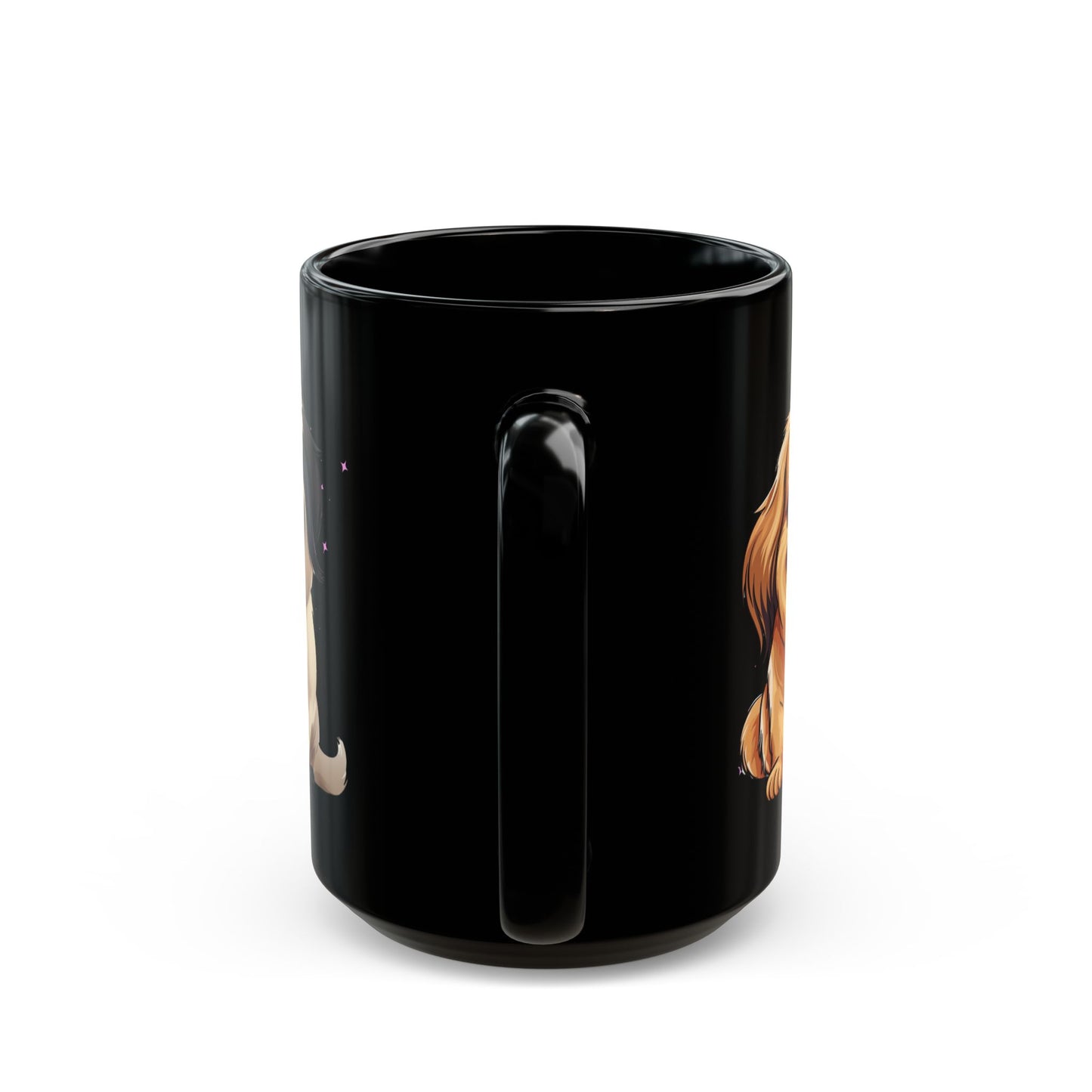 Morning Brews and Pekingese Cuddles - Black Mug (11oz, 15oz) - 10659