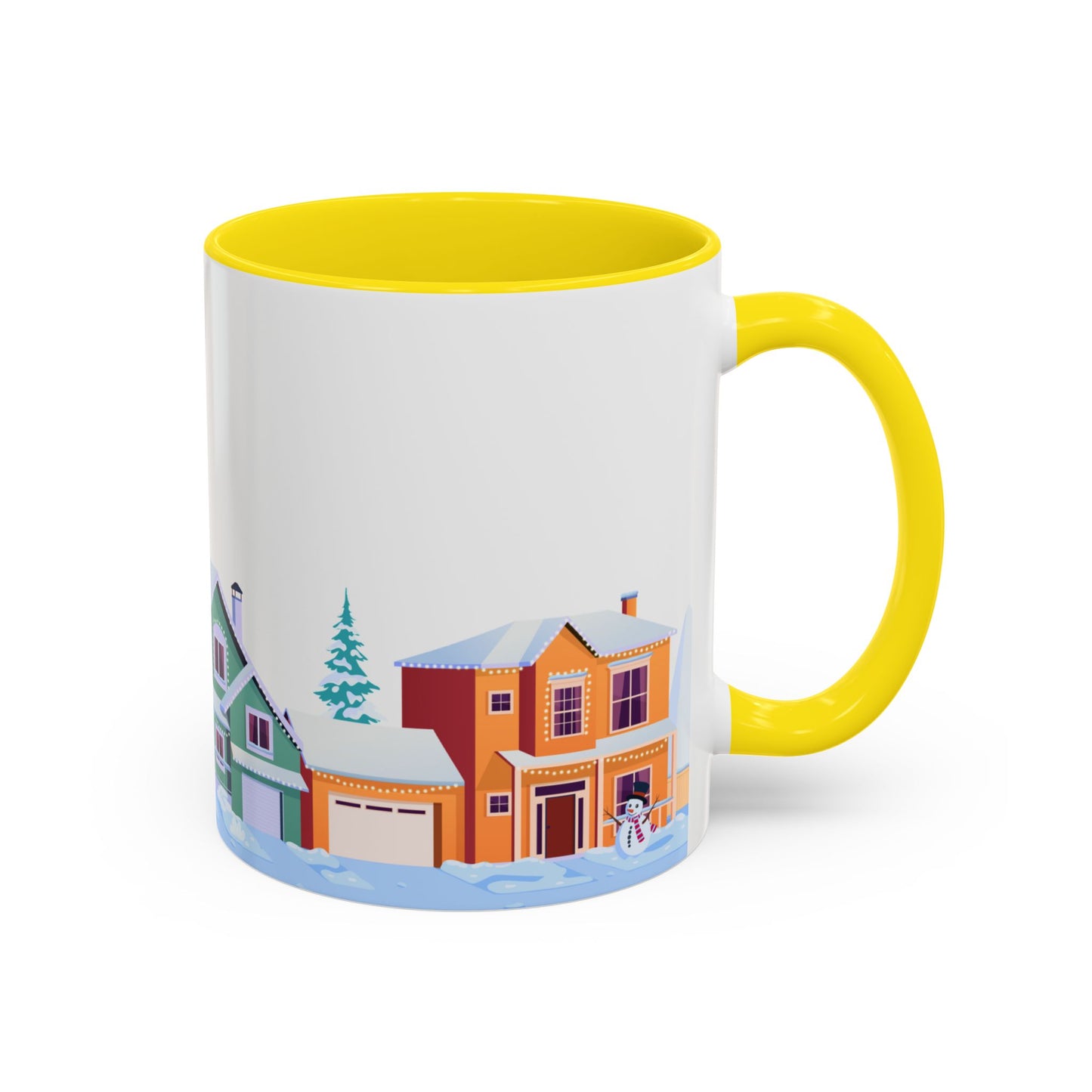 Winter Houses - Accent Coffee Mug (11, 15oz) - 10441