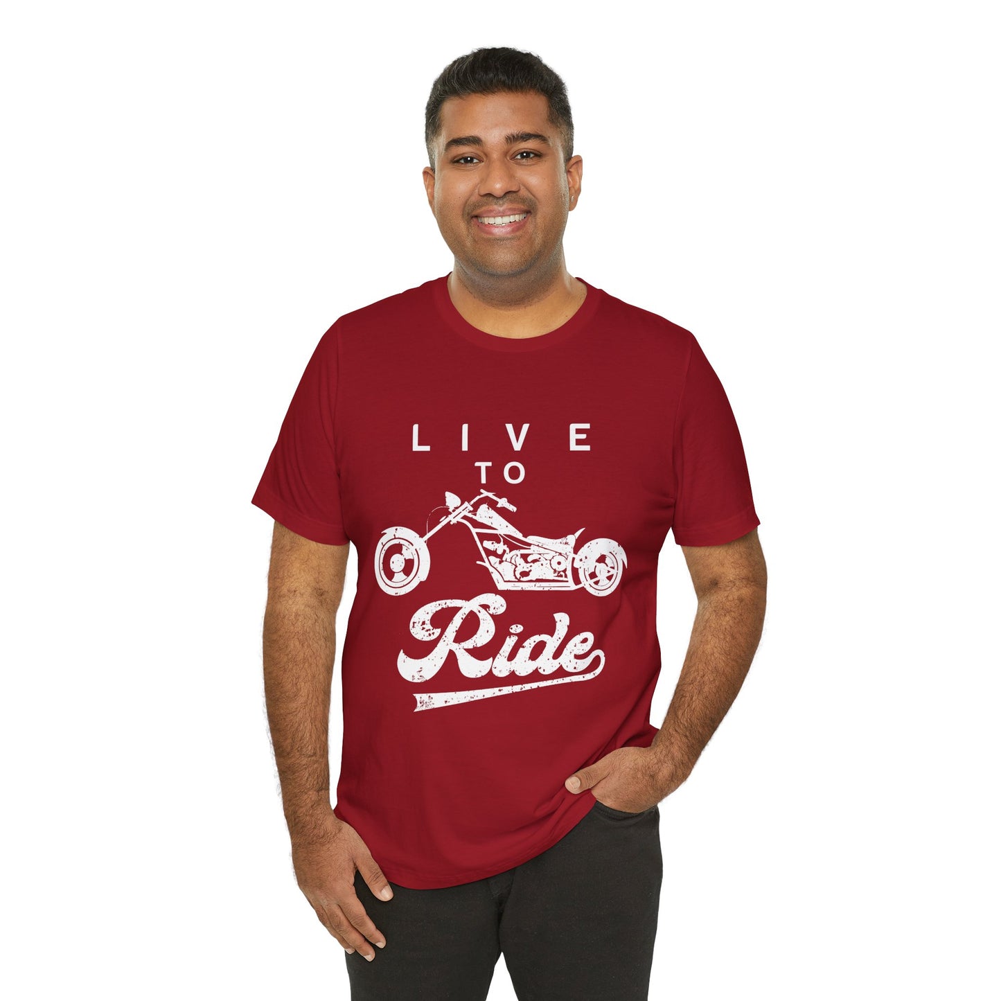 Live To Ride - Unisex Jersey Short Sleeve Tee - 13210
