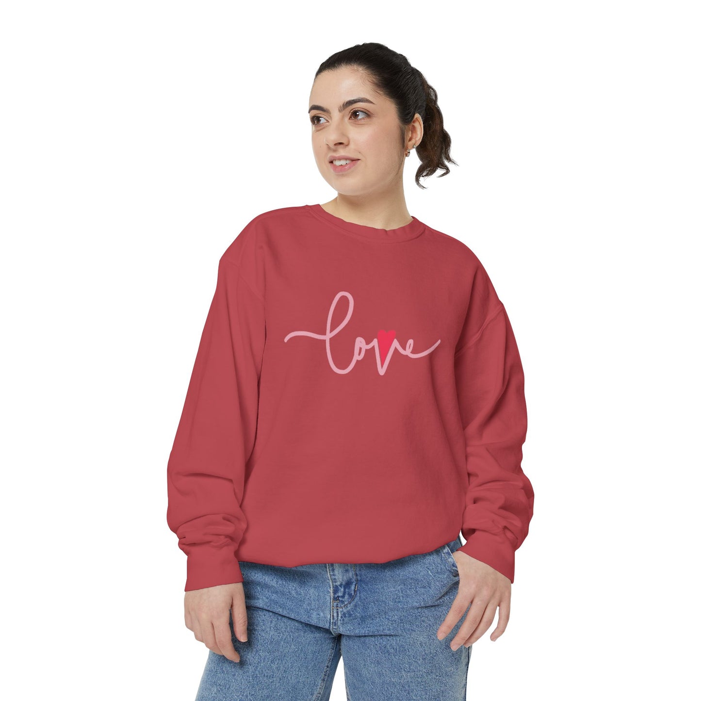 Love - Unisex Garment-Dyed Sweatshirt - 11476