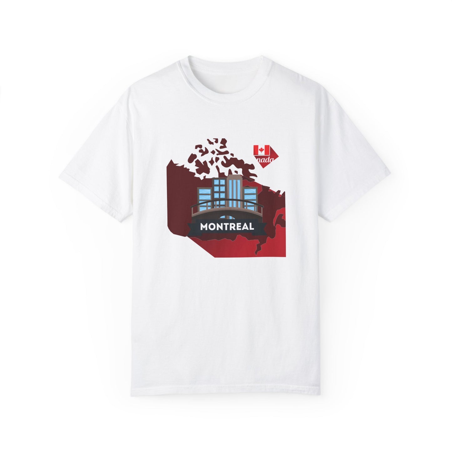 Montreal Graphic Unisex T-Shirt - Perfect for Travelers & Locals - 12201