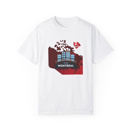 Montreal Graphic Unisex T-Shirt - Perfect for Travelers & Locals - 12201