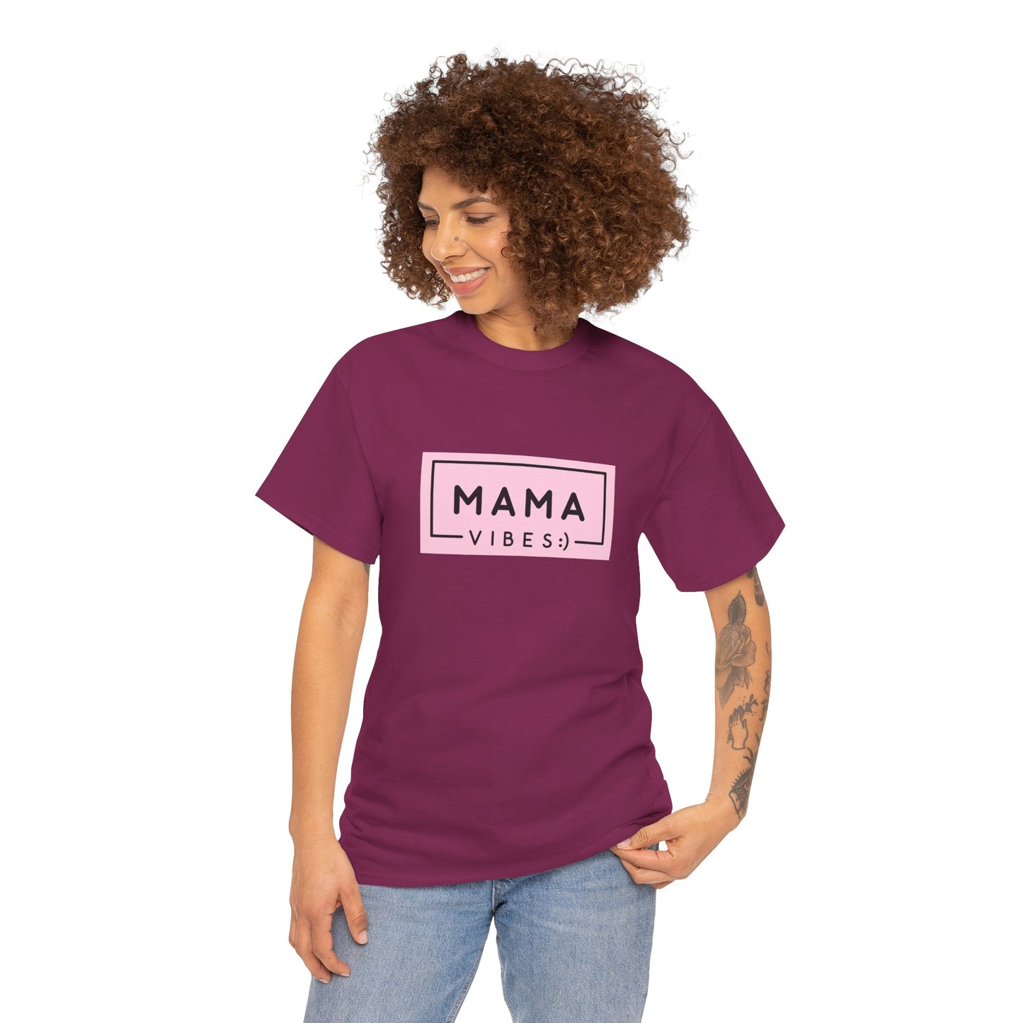 Mama Vibes - Unisex Heavy Cotton Tee - 11771