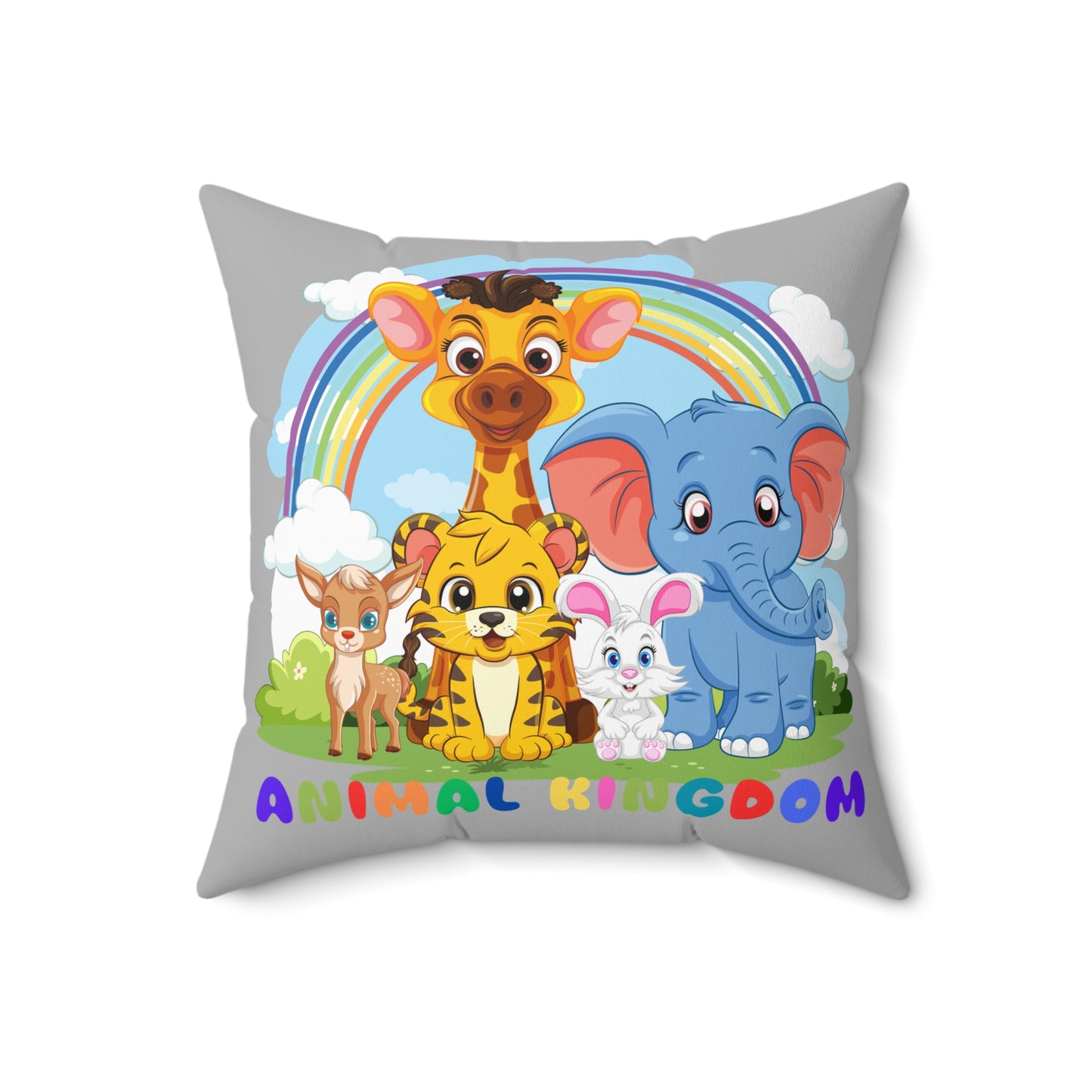 Animal Kingdom - Spun Polyester Square Pillow