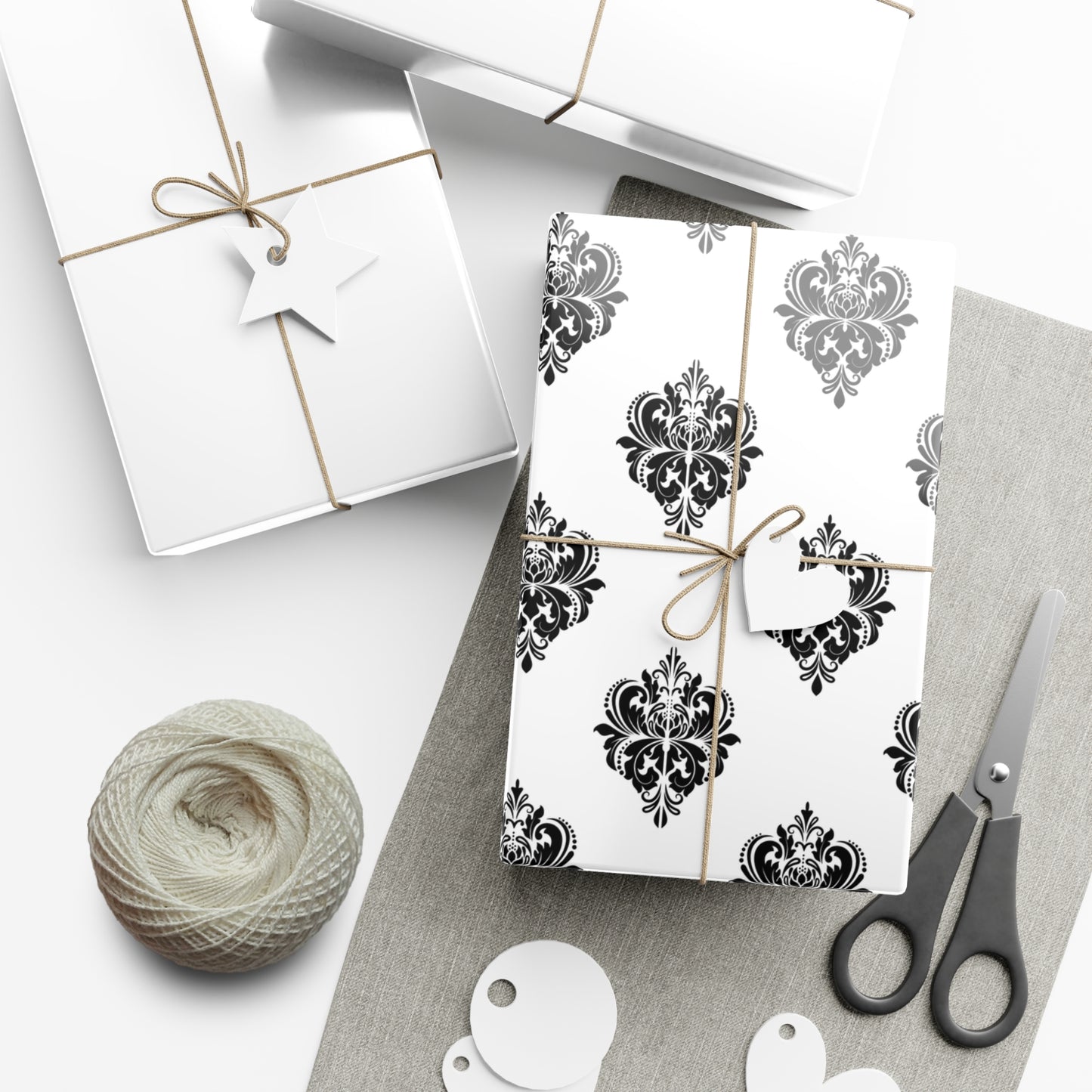 Vintage Black Pattern - Gift Wrap Papers - 10297