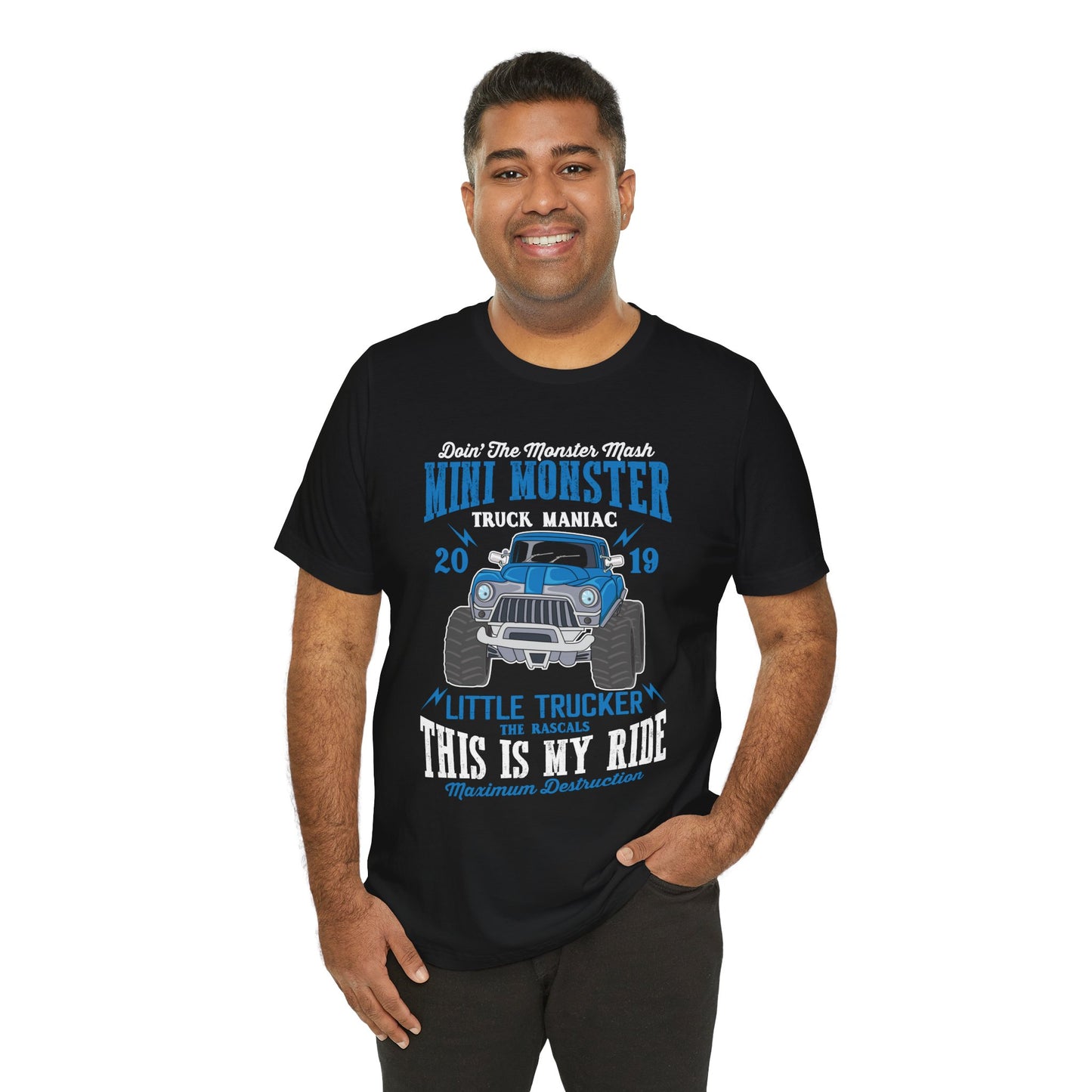 Mini Monster, Little Trucker, This is My Ride - Unisex Jersey Short Sleeve Tee - 12573