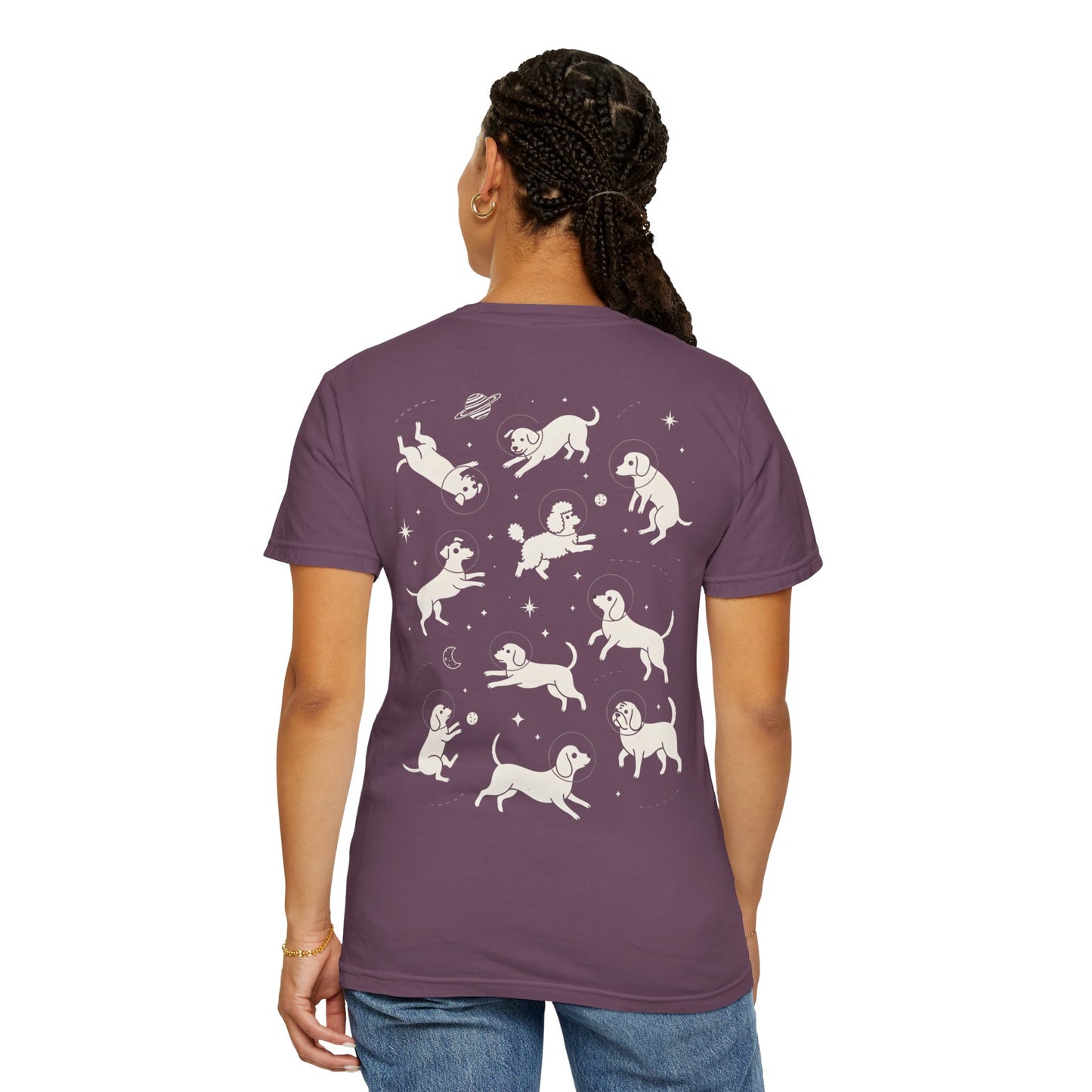 Space Dogs T-Shirt – Cute Astronaut Dog Graphic Tee for Dog Lovers - 14680