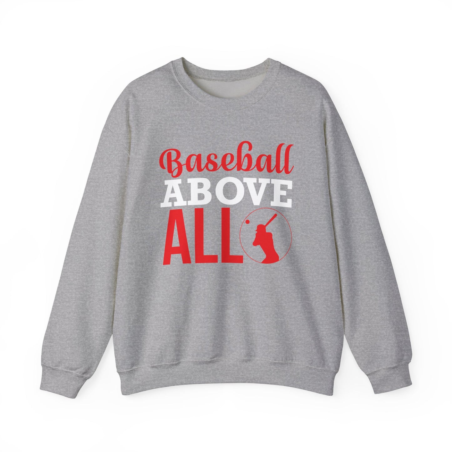 Baseball Above All - Unisex Heavy Blend™ Crewneck Sweatshirt