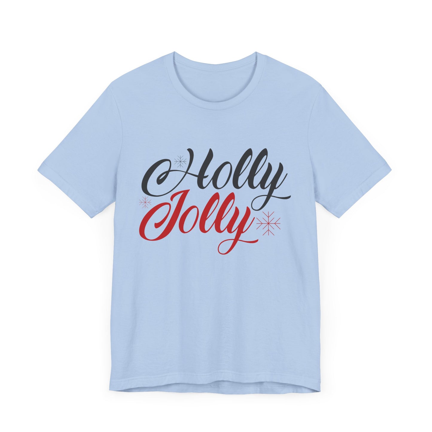 Christmas: Hollly Jolly - Unisex Jersey Short Sleeve Tee