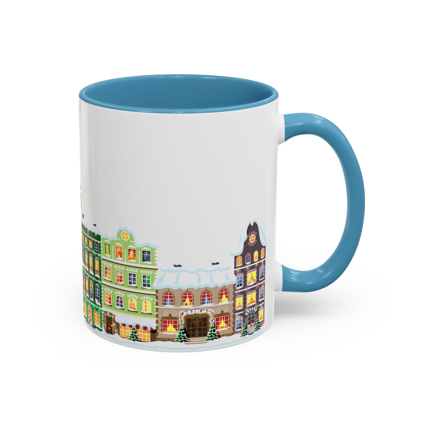 Christmas Houses - Accent Coffee Mug (11, 15oz) - 10438