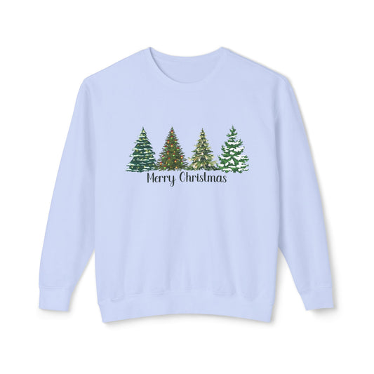 Winter Trees - Unisex Lightweight Crewneck Sweatshirt - 10238