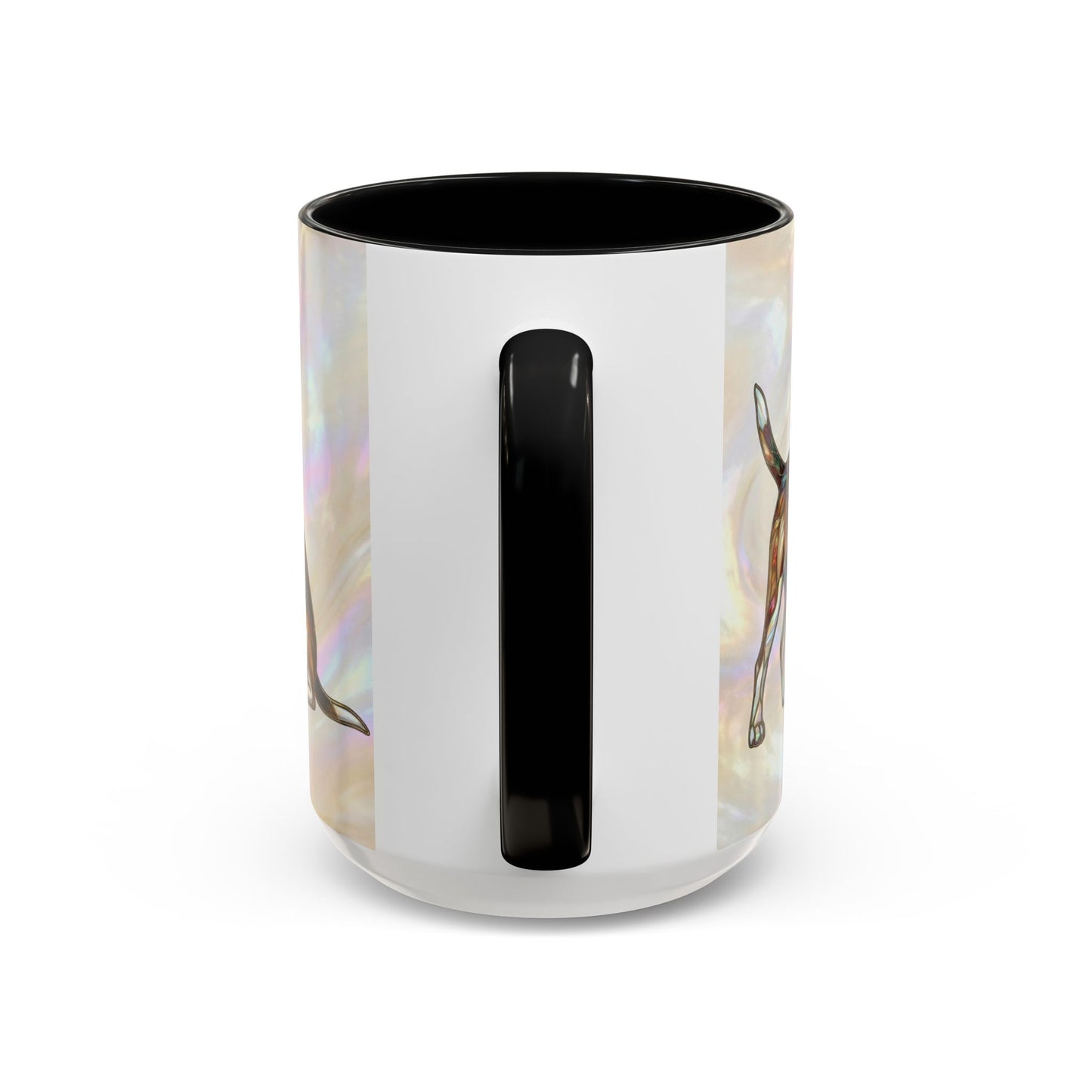 Beagle Accent Coffee Mug — Stained Glass Design (11/15oz) - 14615