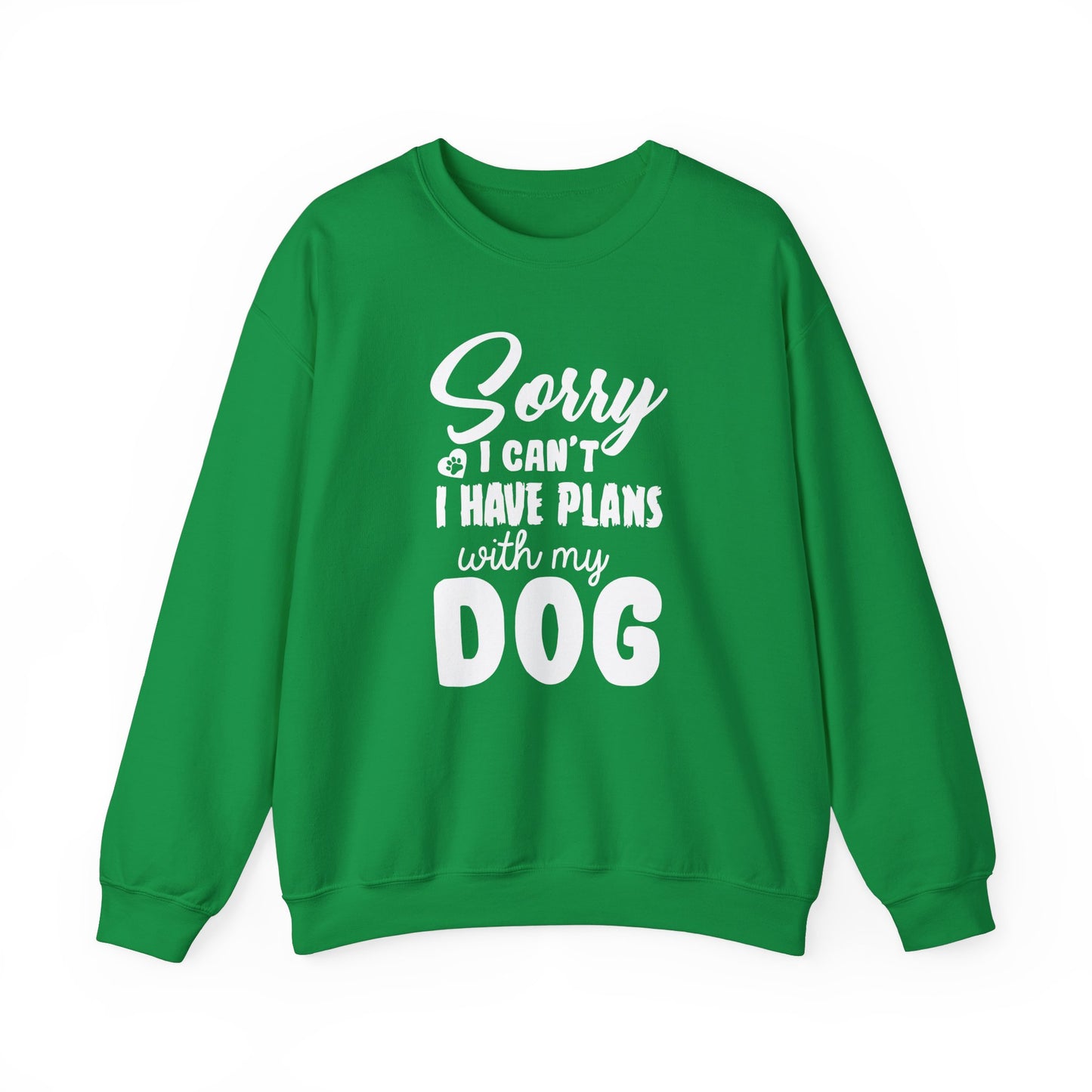 Sorry, I Can't, I Have Plans With My Dog - Unisex Heavy Blend™ Crewneck Sweatshirt