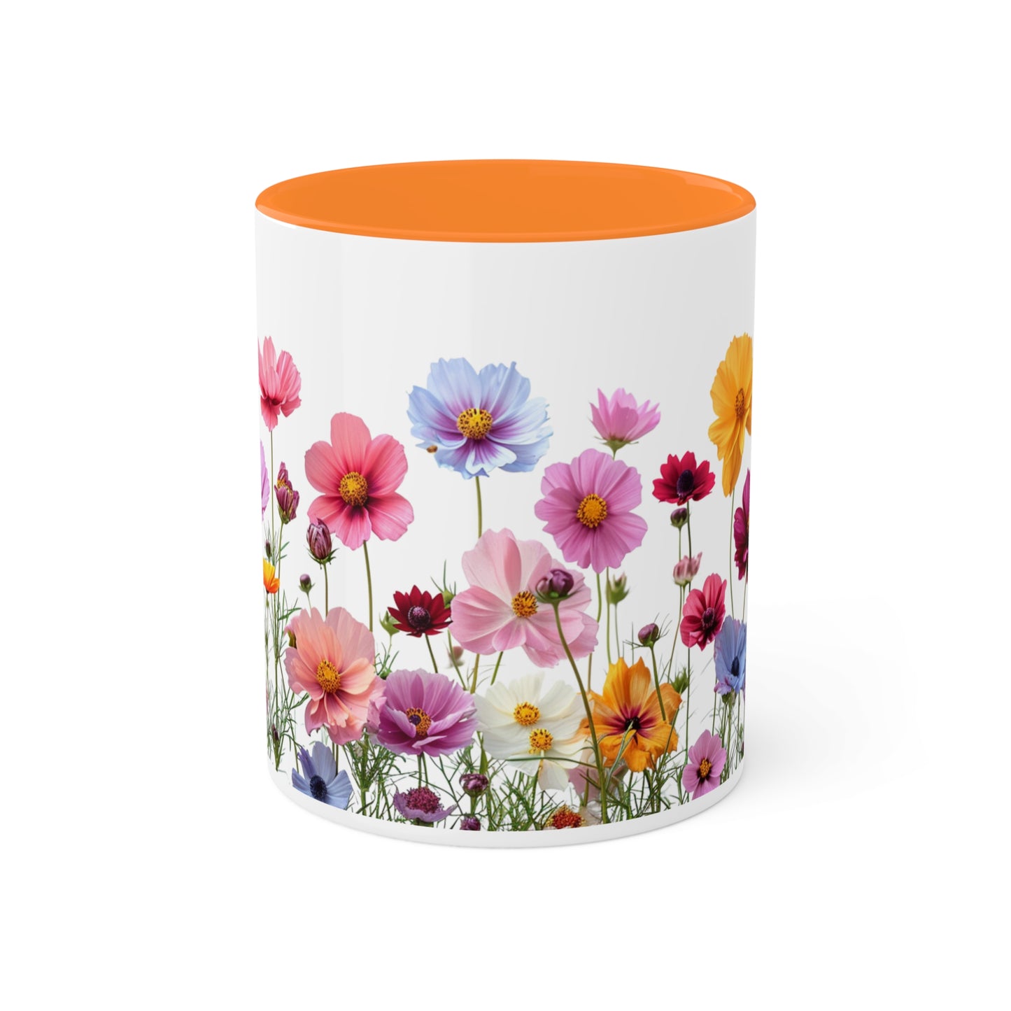 Bright Flowers - Colorful Mugs, 11oz