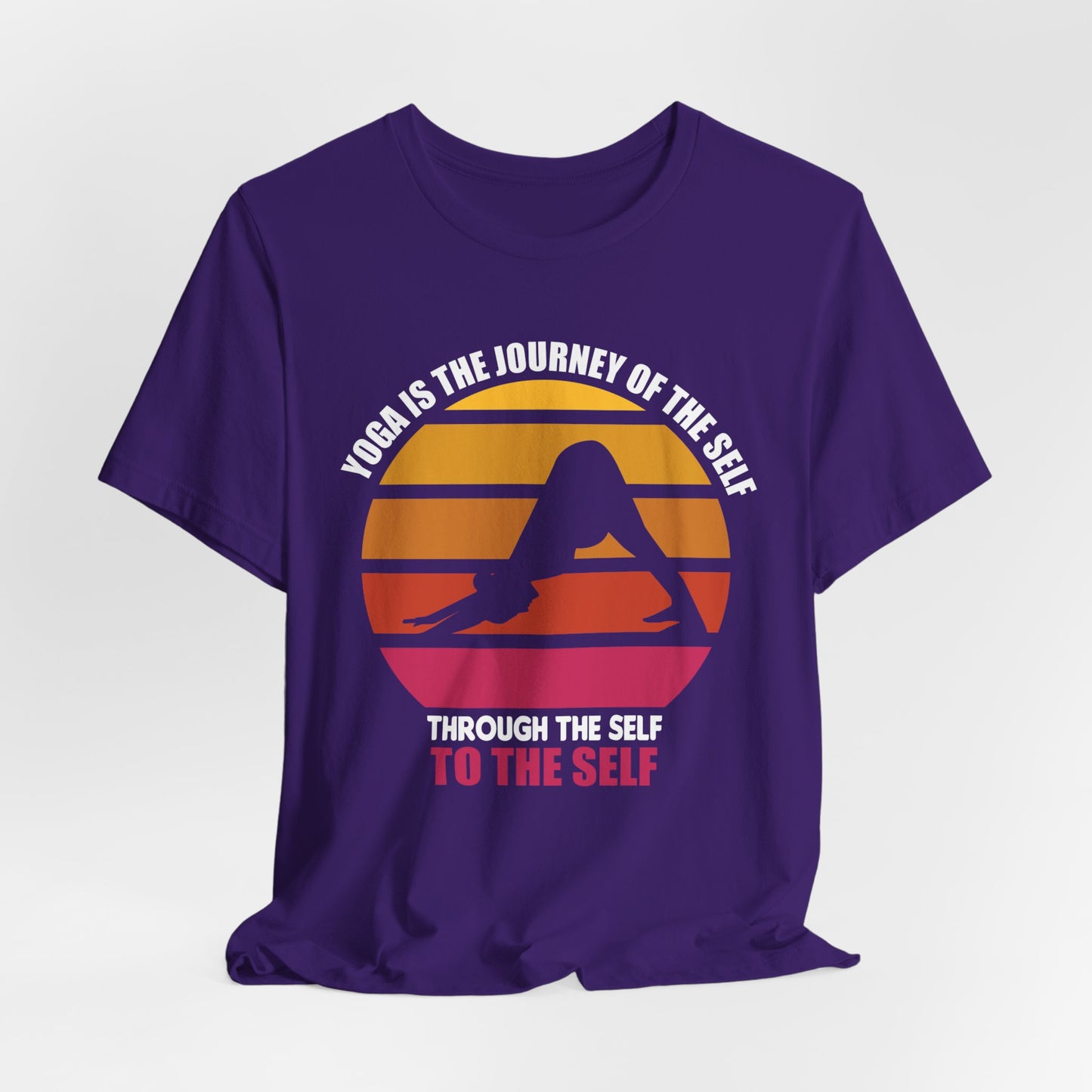 Yoga Is The Journey Of The Self Through The Self To The Self - Unisex Jersey Short Sleeve Tee