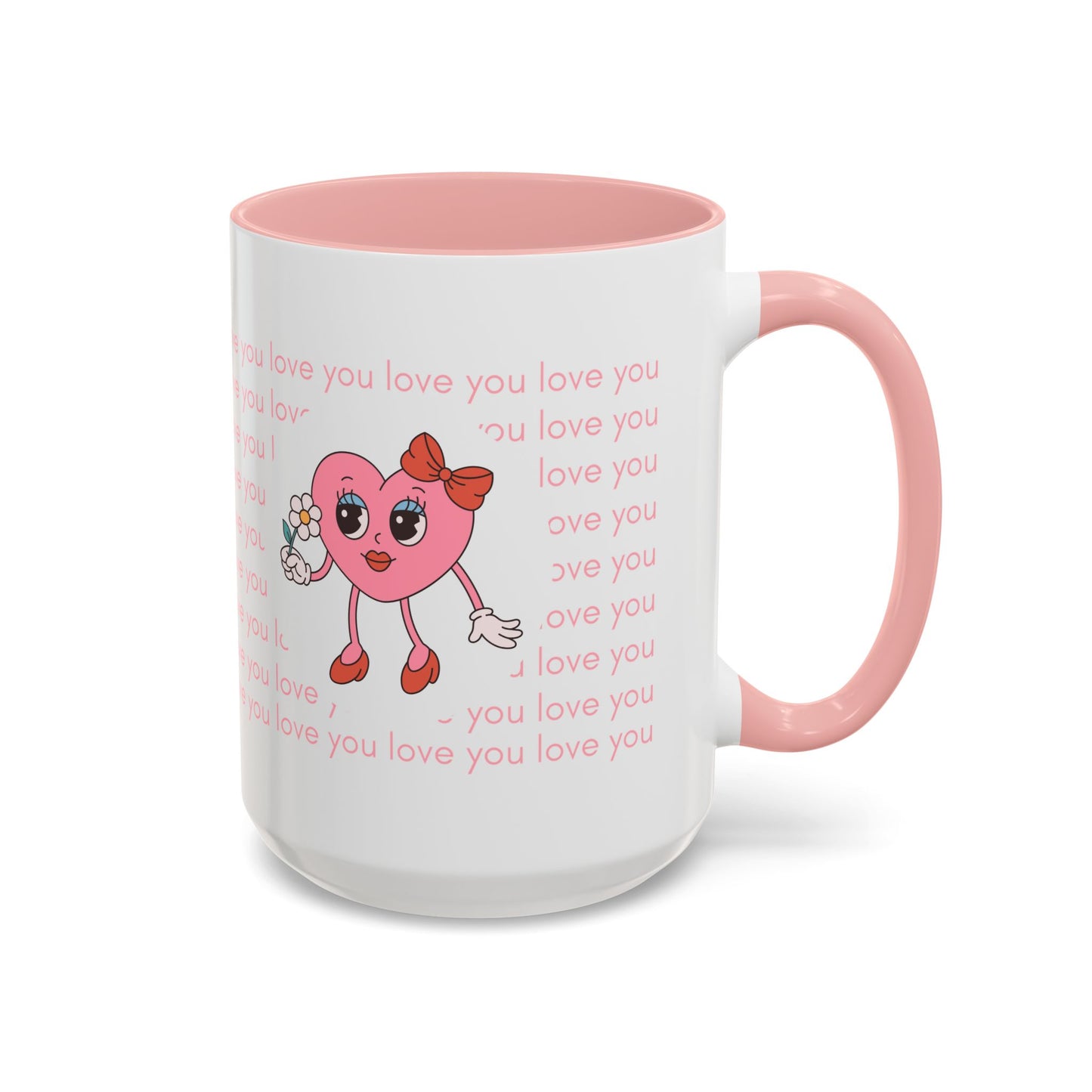 Valentine's, Love You - Accent Coffee Mug (11, 15oz) - 11471