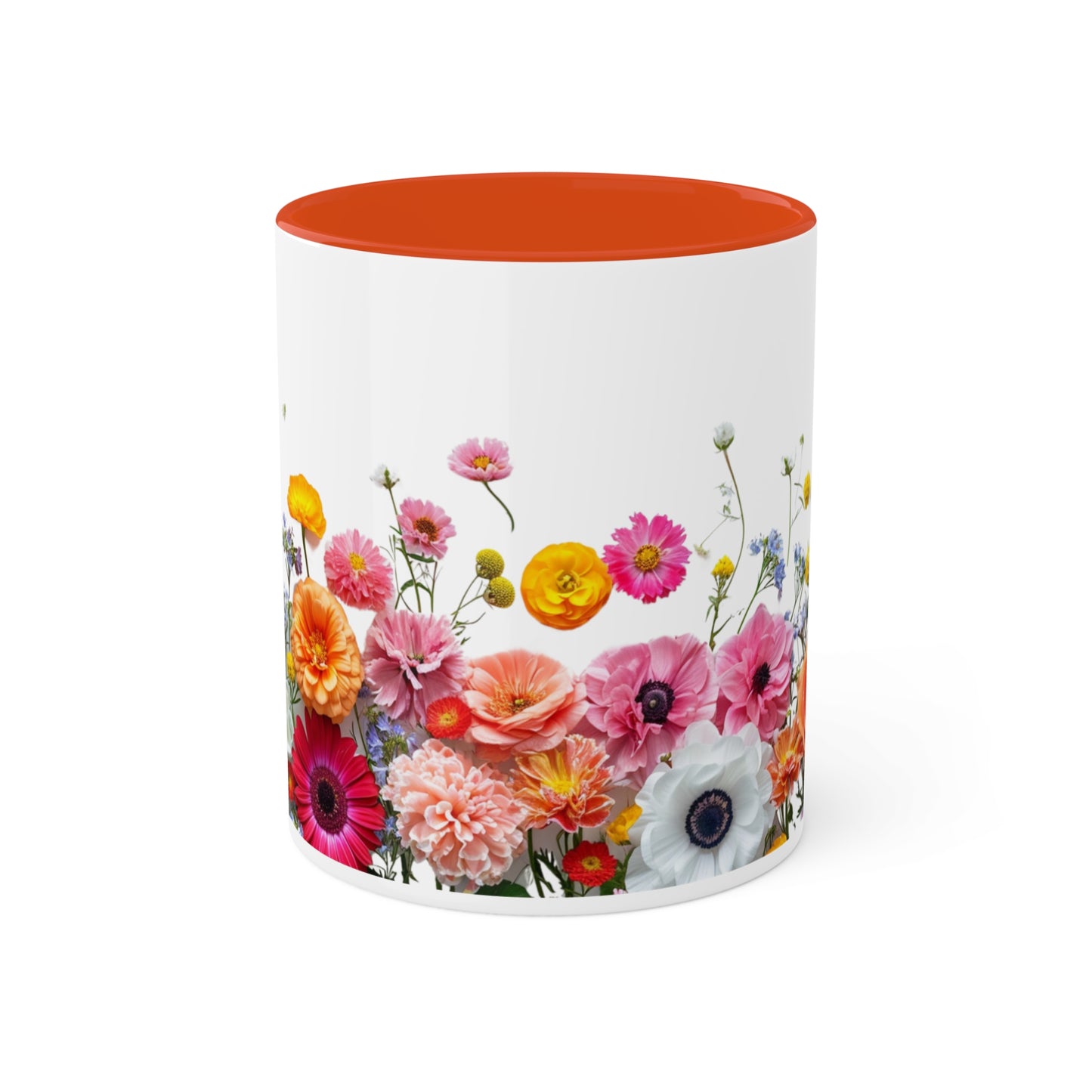 Bright Flowers - Colorful Mugs, 11oz