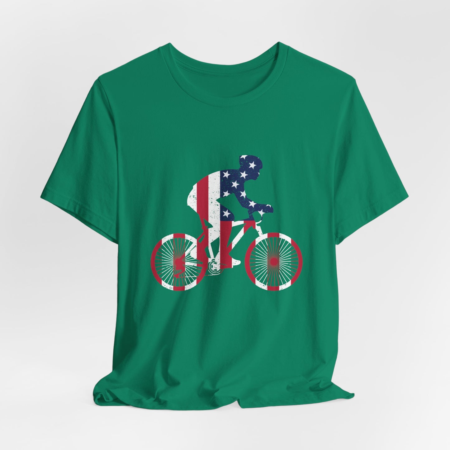 Bicycle: Patriotic Pedals - Unisex Jersey Short Sleeve Tee