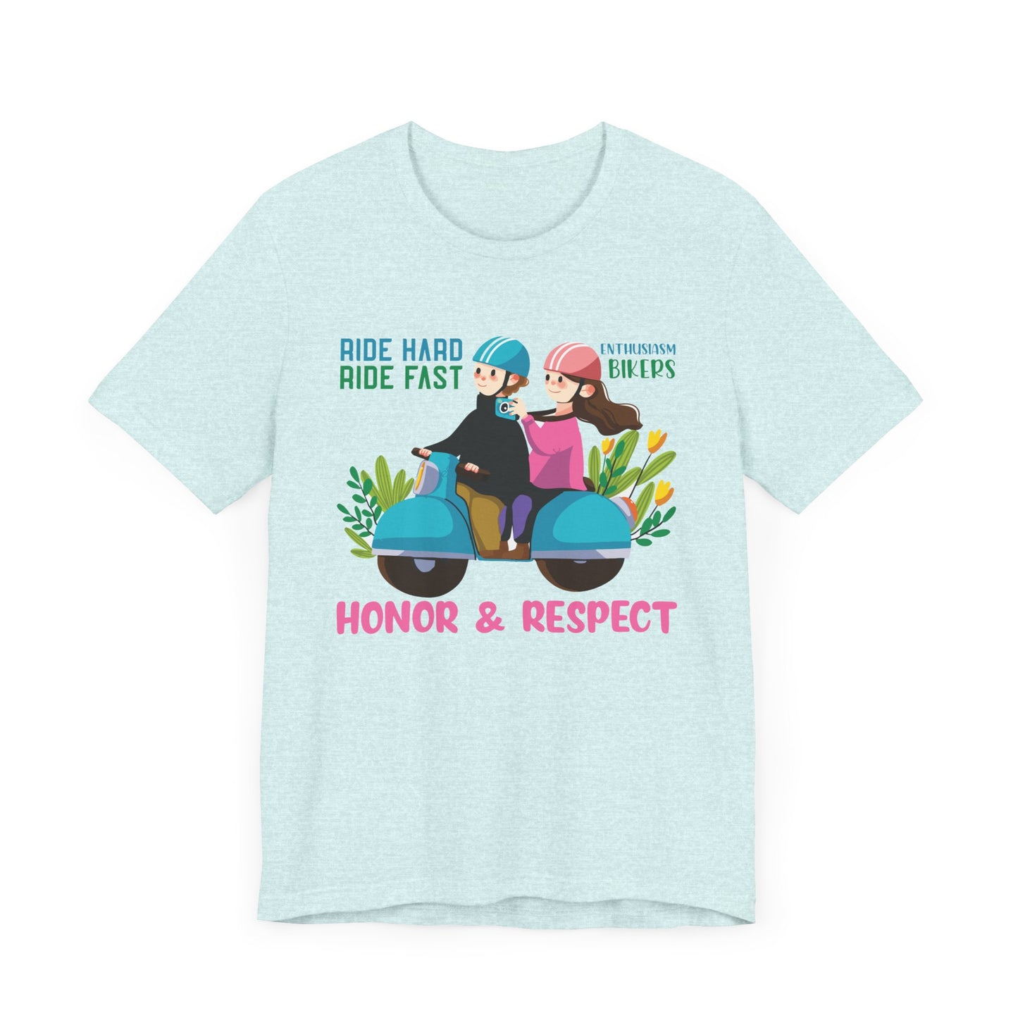 Bikers: Ride Hard, Ride Fast  - Unisex Jersey Short Sleeve Tee - 13611